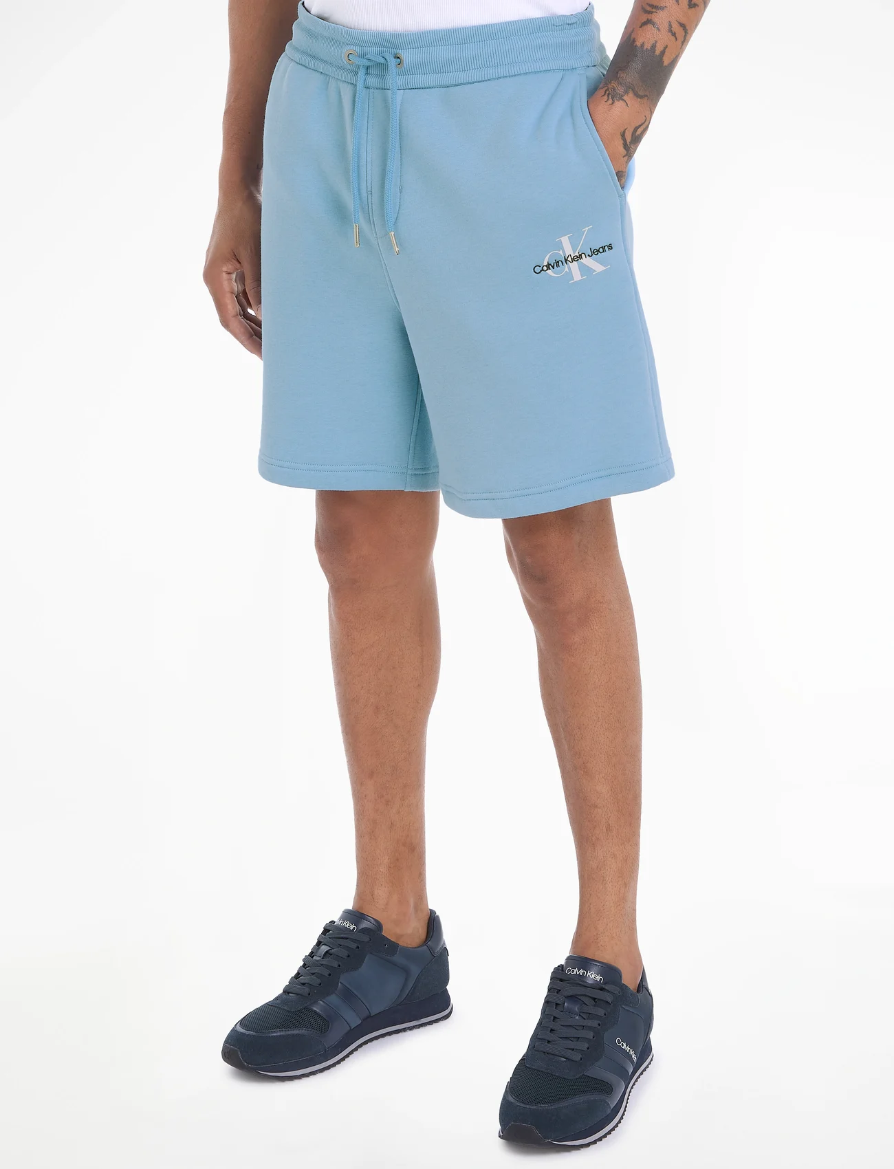 Calvin Klein Jeans - MONOLOGO SHORT - shorts - dusk blue - 1