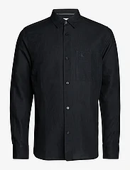 Calvin Klein Jeans - LINEN SHIRT - linen shirts - ck black - 0