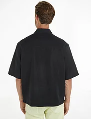Calvin Klein Jeans - LINEN SS SHIRT - podstawowe koszulki - ck black - 2