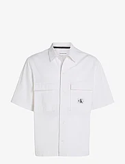 Calvin Klein Jeans - SEERSUCKER SS SHIRT - basic shirts - bright white - 0