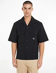 Calvin Klein Jeans - SEERSUCKER SS SHIRT - laisvalaikio marškiniai - ck black - 1