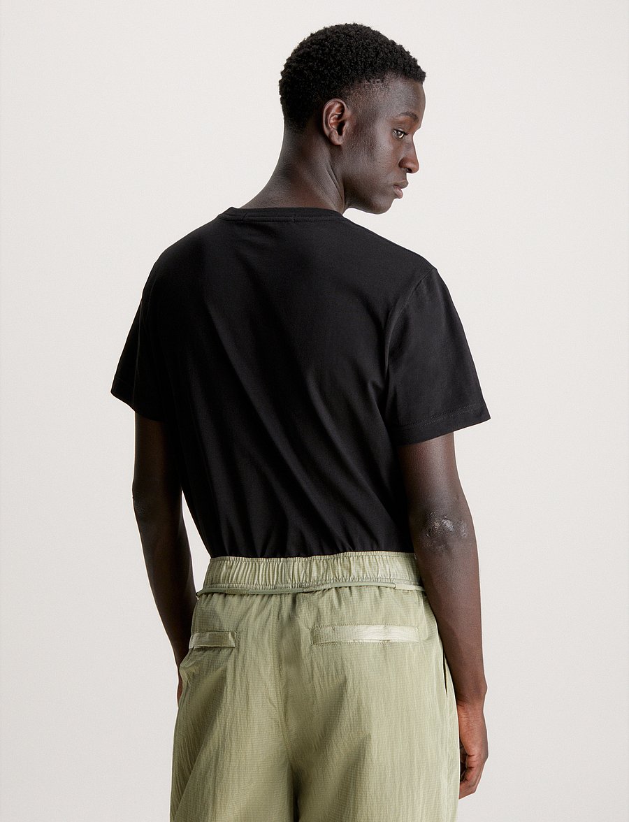 Calvin Klein Jeans - CK EMBRO BADGE TEE - kurzärmelig - ck black - 4