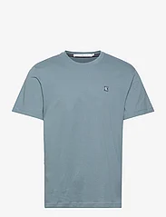 Calvin Klein Jeans - CK EMBRO BADGE TEE - die niedrigsten preise - goblin blue - 0