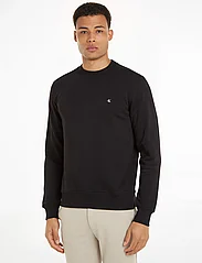 Calvin Klein Jeans - CK EMBRO BADGE CREW NECK - sportiska stila džemperi - ck black - 3