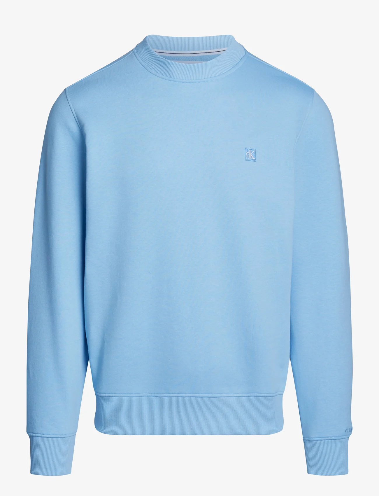 Calvin Klein Jeans - CK EMBRO BADGE CREW NECK - sportiska stila džemperi - dusk blue - 0