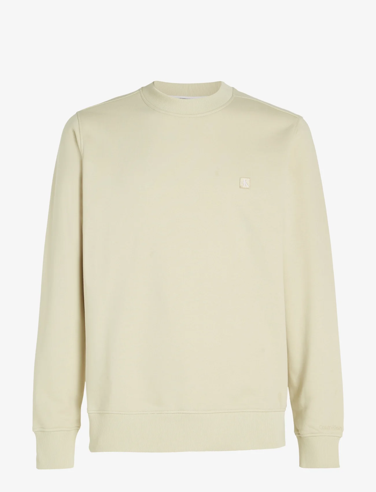 Calvin Klein Jeans - CK EMBRO BADGE CREW NECK - sweatshirts - green haze - 0