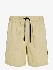 Calvin Klein Jeans - LINEN SHORT - linnen shorts - green haze - 0
