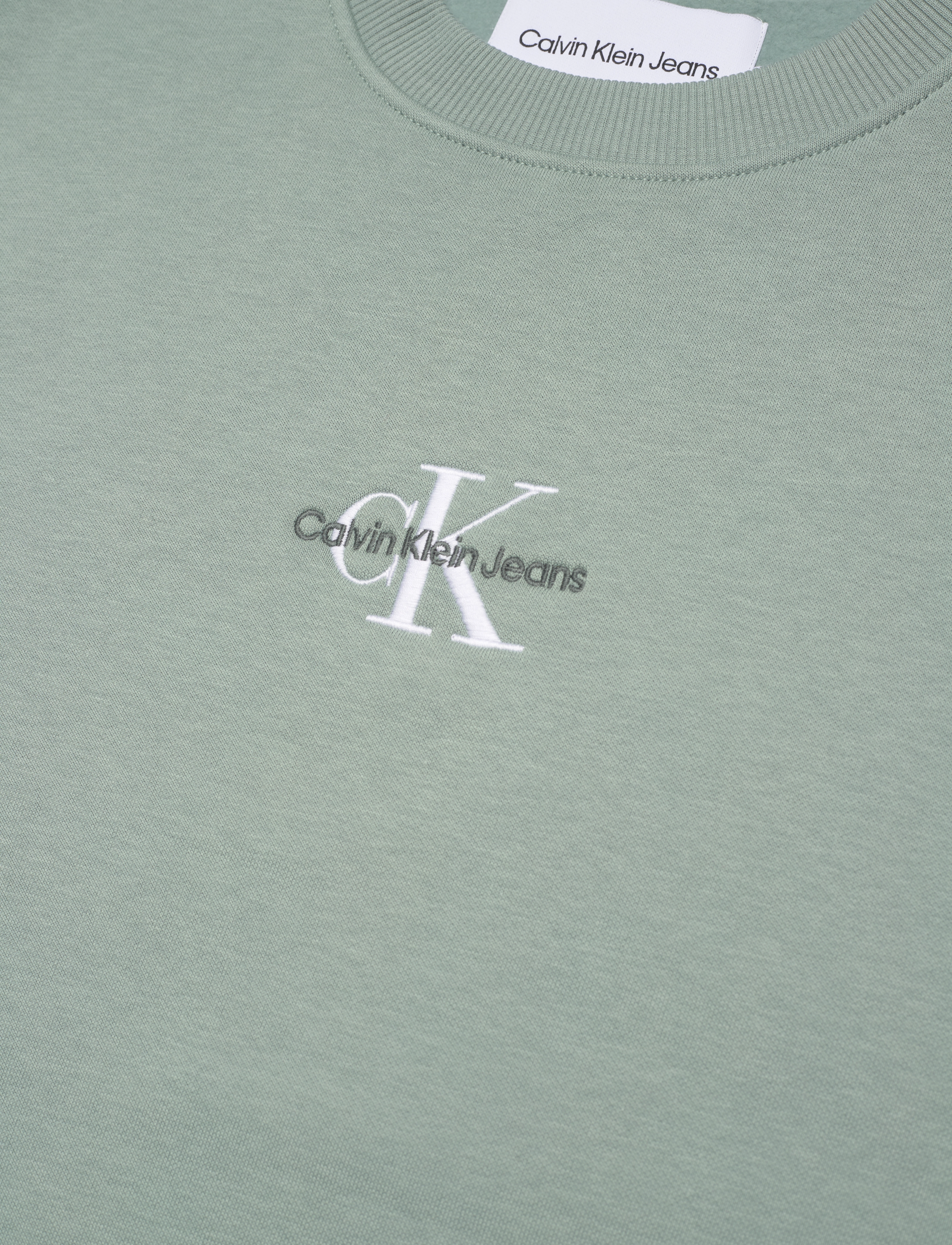 Calvin Klein Jeans - MONOLOGO CREW NECK - slate gray - 2
