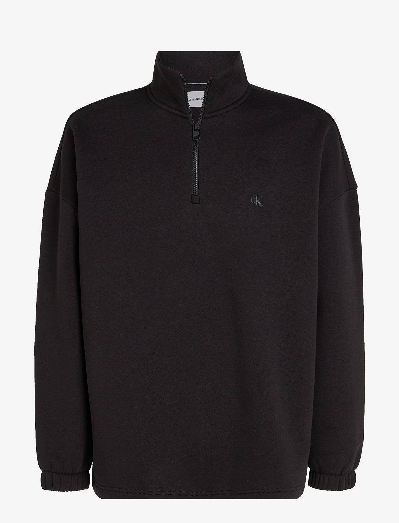 Calvin Klein Jeans - COLORBLOCK HALF ZIP - ck black - 1