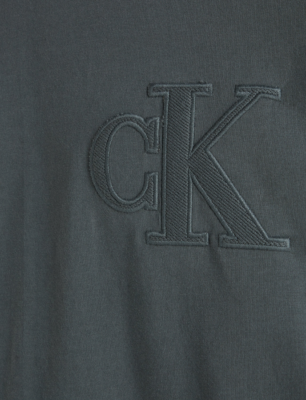 Calvin Klein Jeans - CK APPLIQUE TEE - endless grey - 5