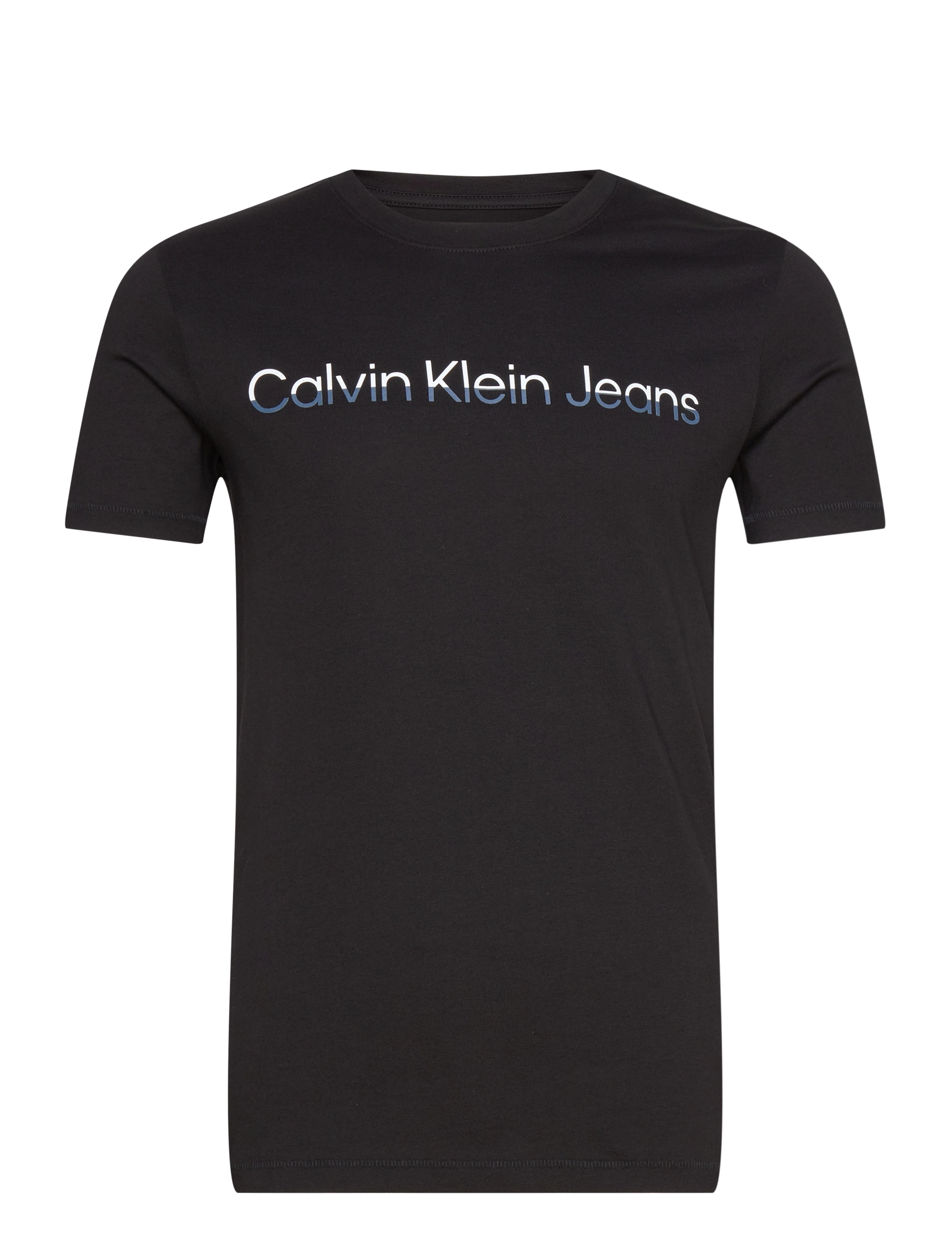 MIXED INSTITUTIONAL LOGO TEE - CK BLACK