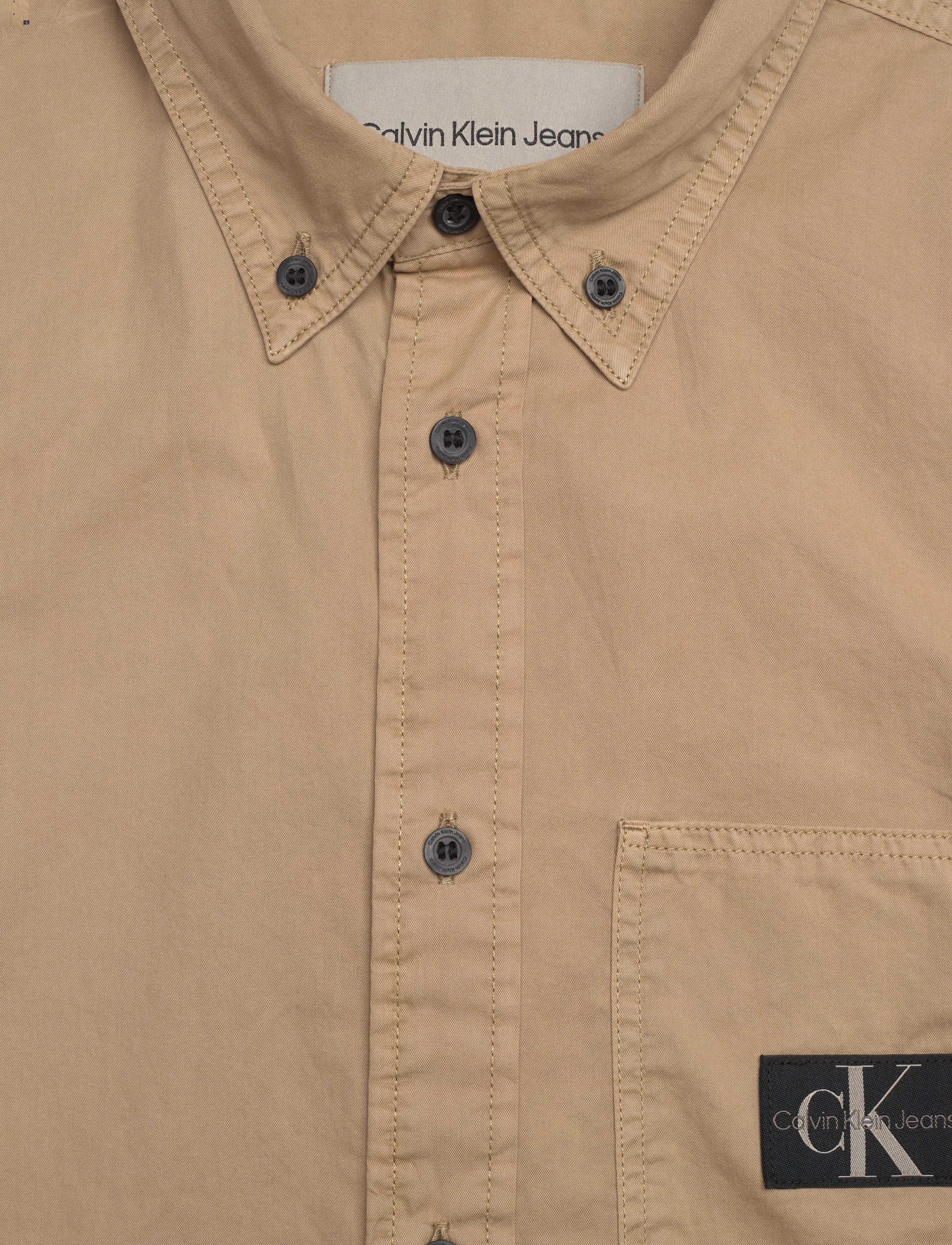 Calvin Klein Jeans - REGULAR SHIRT - travertine - 2