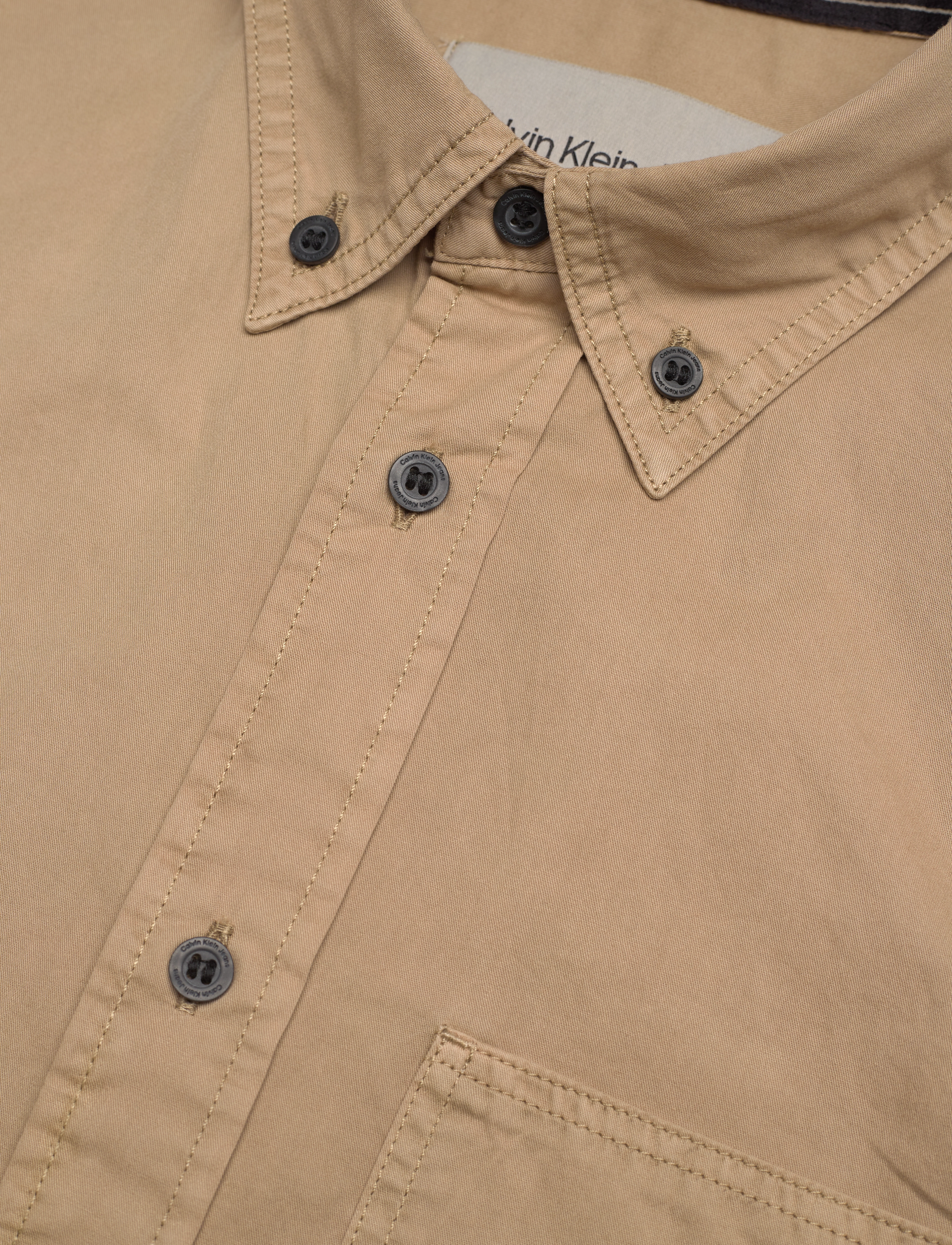 Calvin Klein Jeans - REGULAR SHIRT - travertine - 3