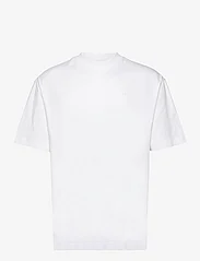 Calvin Klein Jeans - MONOLOGO GRAPHIC OVERSIZED TEE - kortärmade t-shirts - bright white - 0
