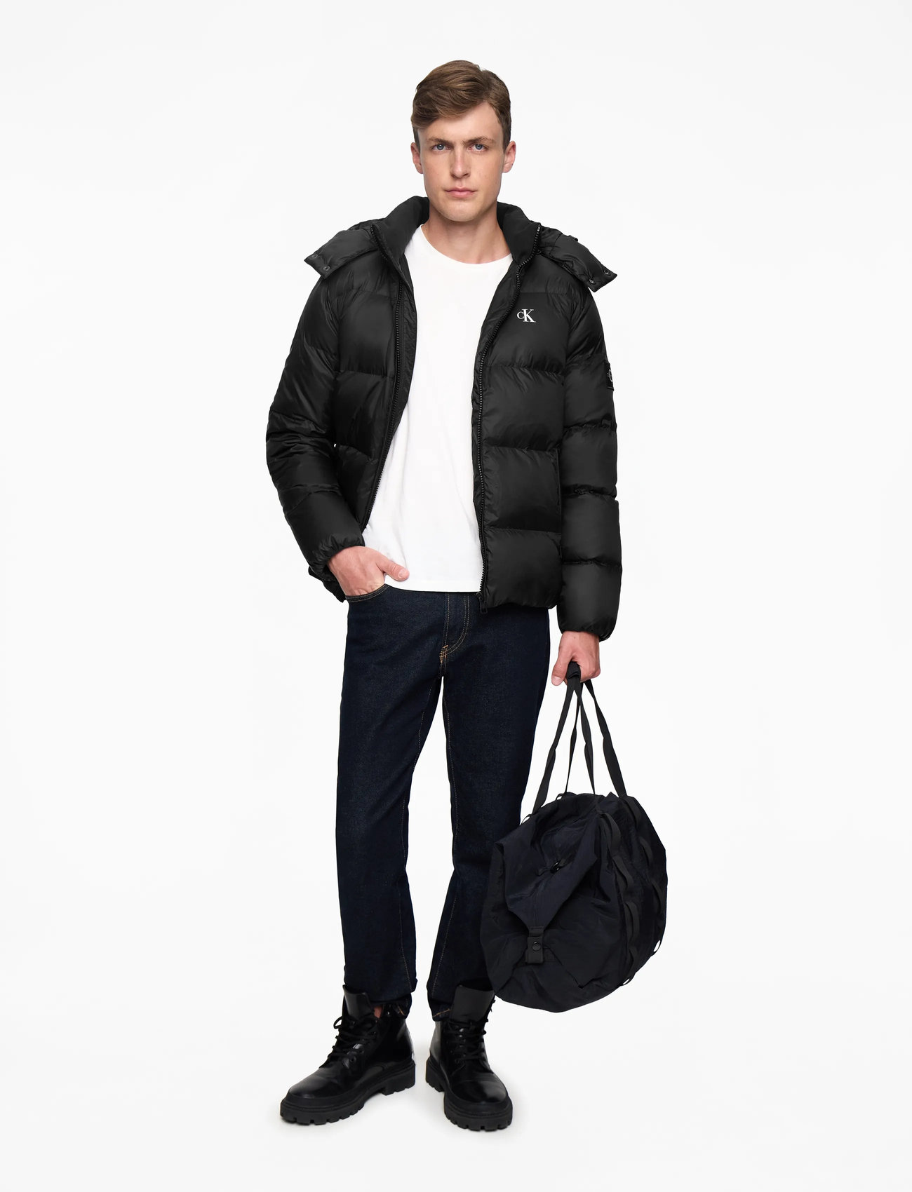 Calvin Klein Jeans - ESSENTIALS DOWN JACKET - winterjacken - ck black - 2