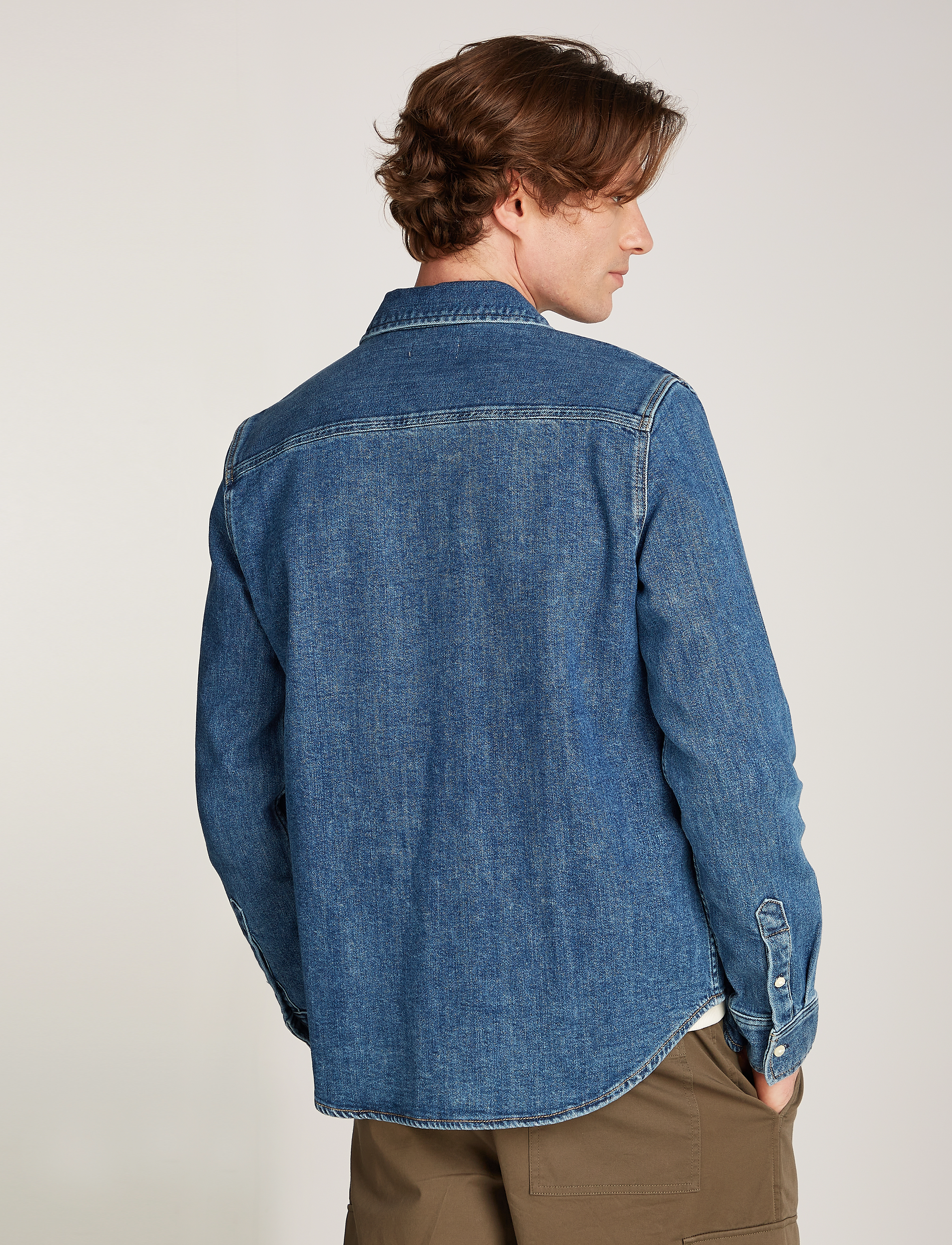 Calvin Klein Jeans - SLIM DENIM SHIRT - denim dark - 2