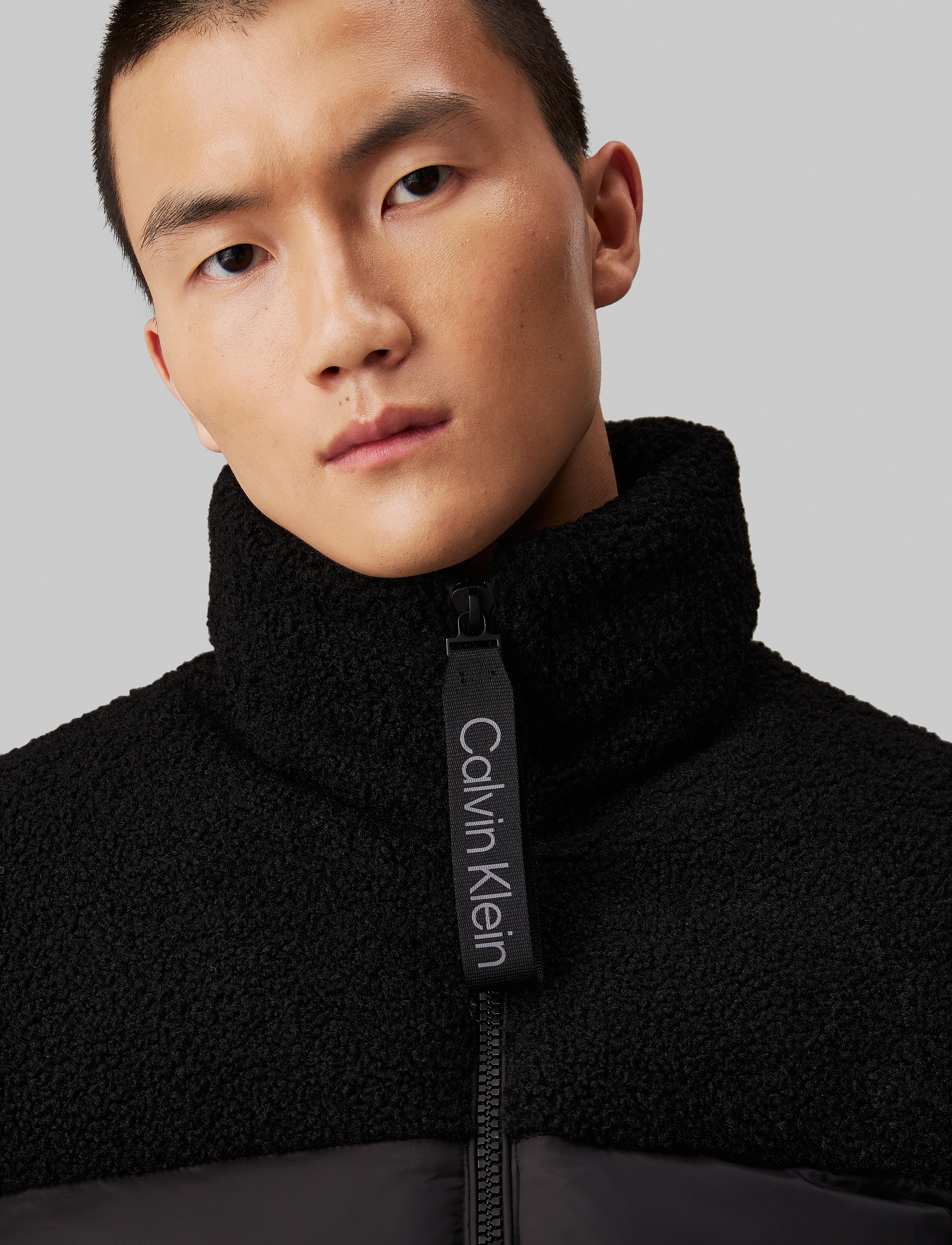 Calvin Klein Jeans - SHERPA PUFFER JACKET - ck black - 3