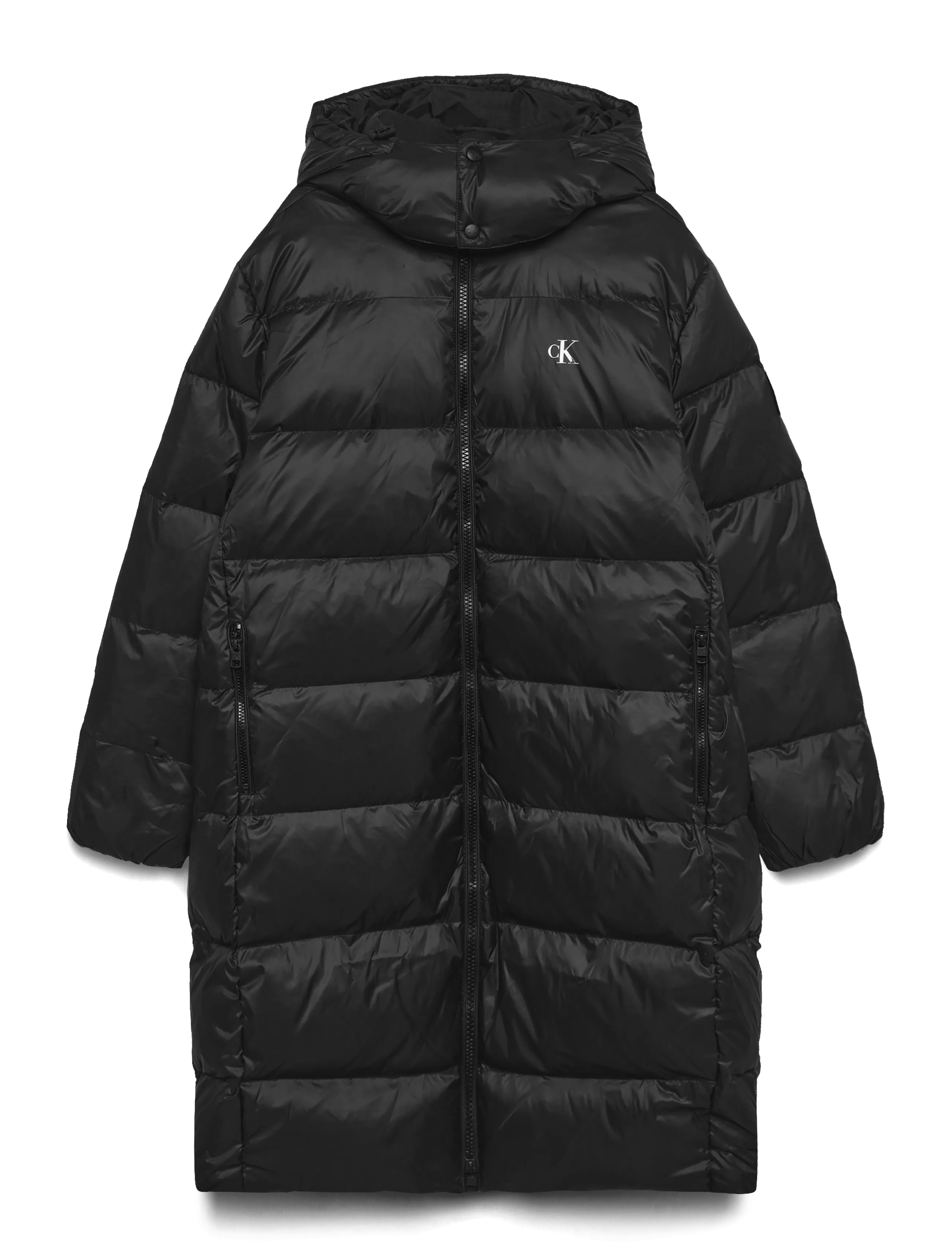 Calvin Klein Jeans ESSENTIALS DOWN LONG PARKA - Parkas - CK BLACK / black