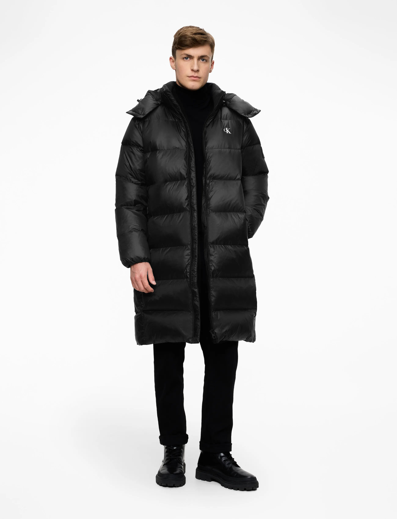Calvin Klein Jeans - ESSENTIALS DOWN LONG PARKA - winterjacken - ck black - 2