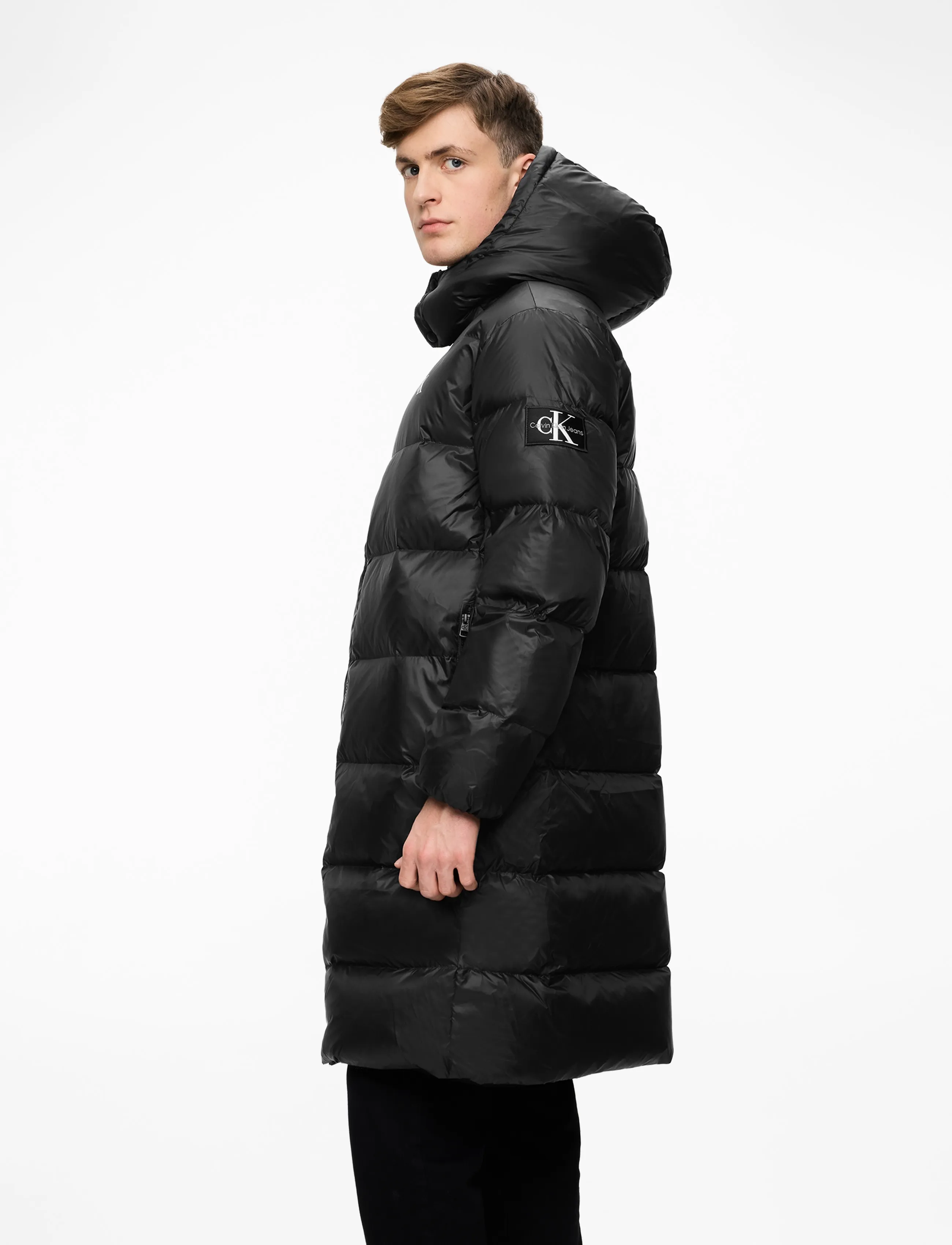 Calvin Klein Jeans - ESSENTIALS DOWN LONG PARKA - winterjacken - ck black - 3