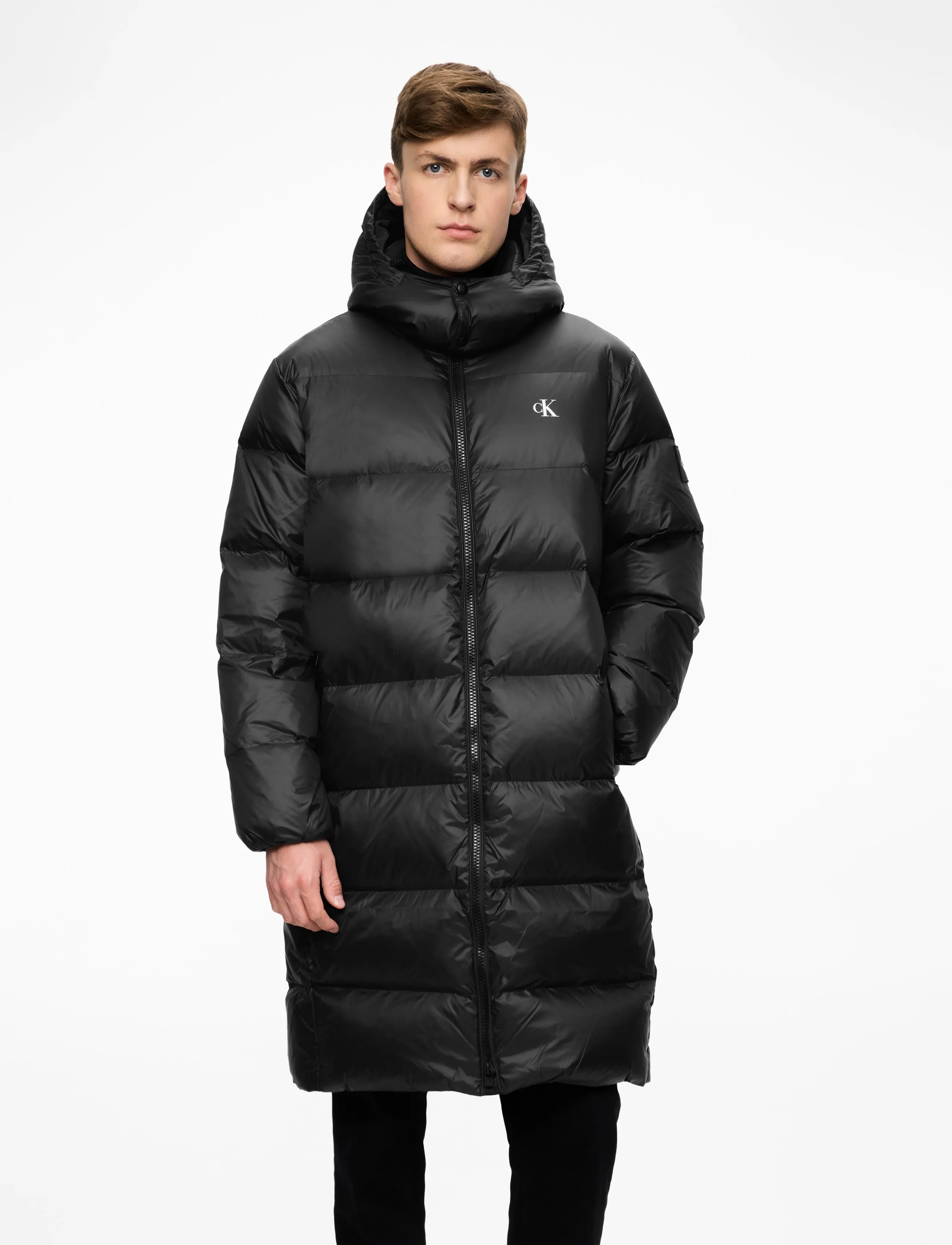 Calvin Klein Jeans - ESSENTIALS DOWN LONG PARKA - winter jackets - ck black - 0