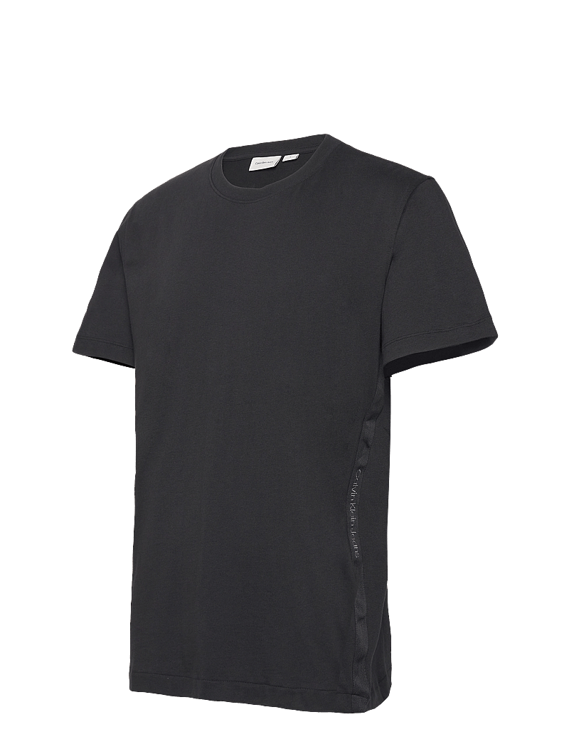 Calvin Klein Jeans - LOGO TAPE TEE - kurzärmelig - ck black - 3