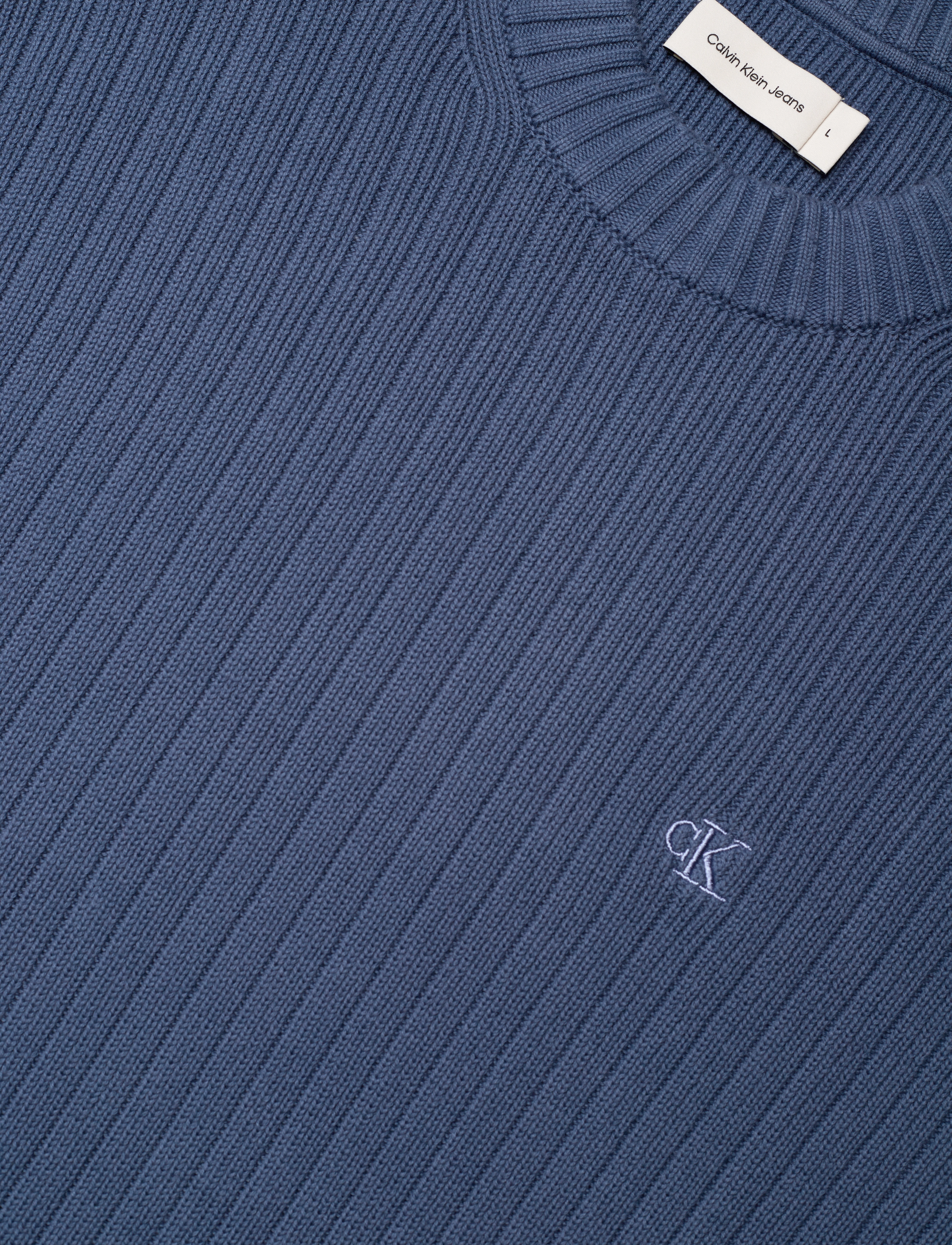 Calvin Klein Jeans - LINEAR SWEATER - blue coast - 3