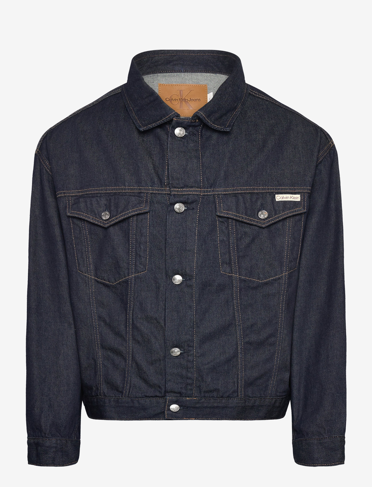 Calvin Klein Jeans - RELAXED DENIM JACKET - denim dark - 1
