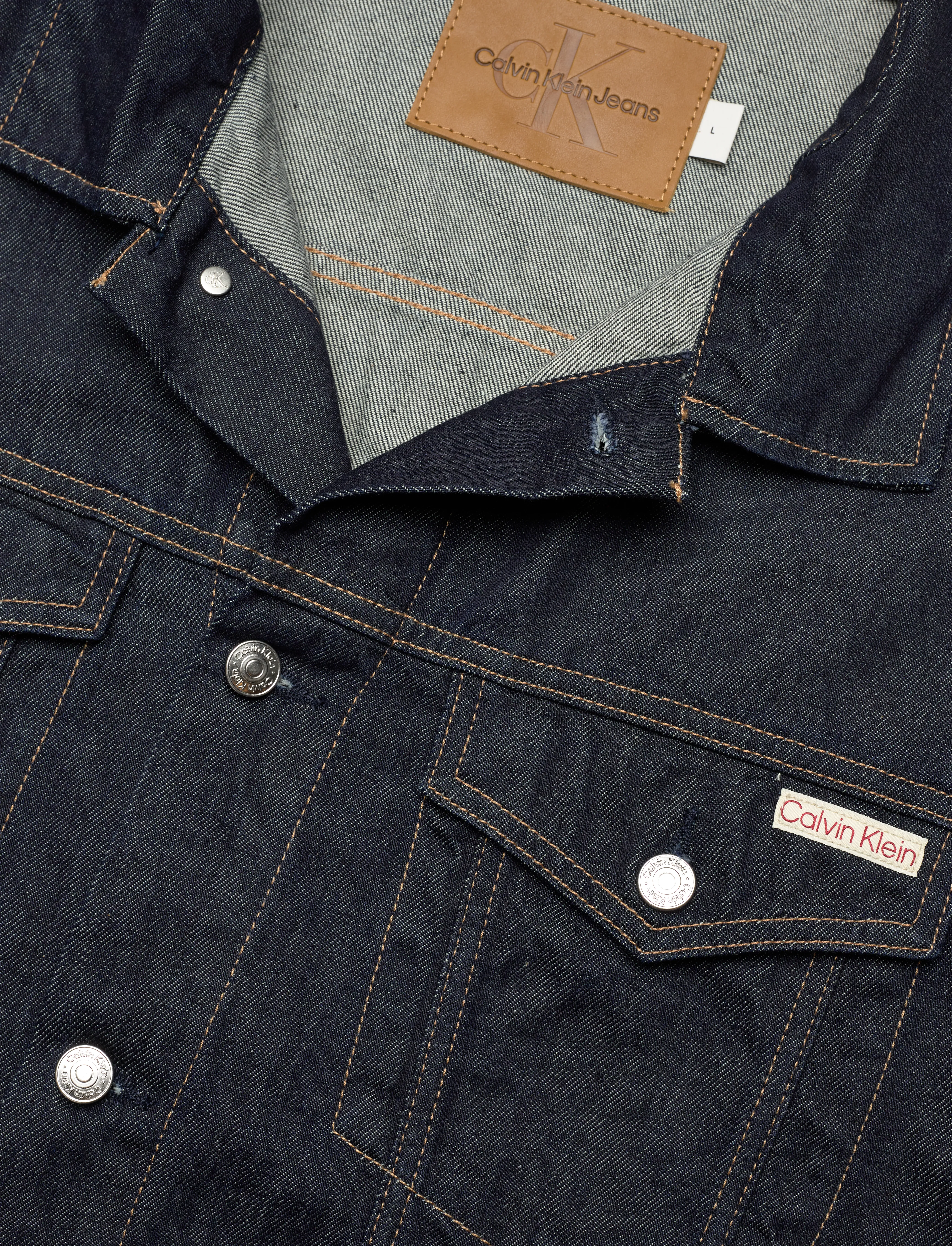 Calvin Klein Jeans - RELAXED DENIM JACKET - denim dark - 5