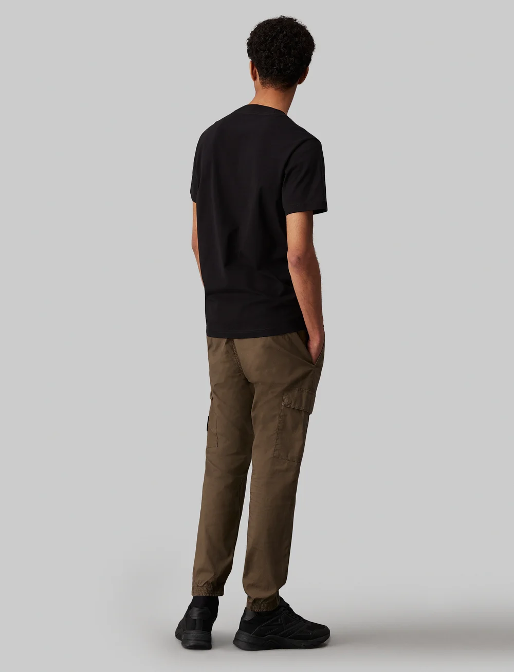 Calvin Klein Jeans - SKINNY CARGO - cargobyxor - tarmac - 0