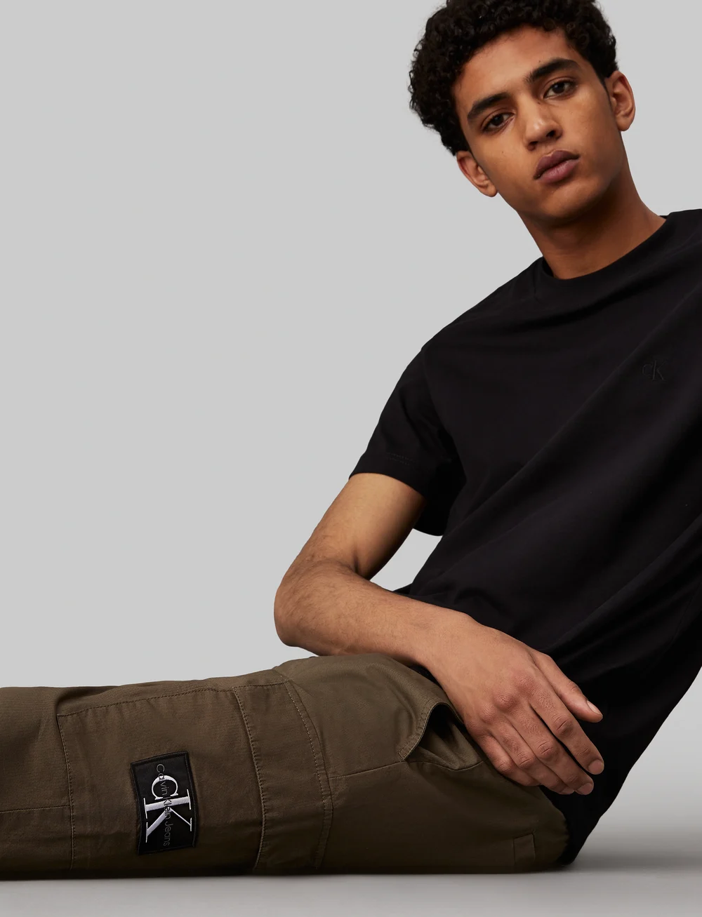 Calvin Klein Jeans - SKINNY CARGO - cargobyxor - tarmac - 3