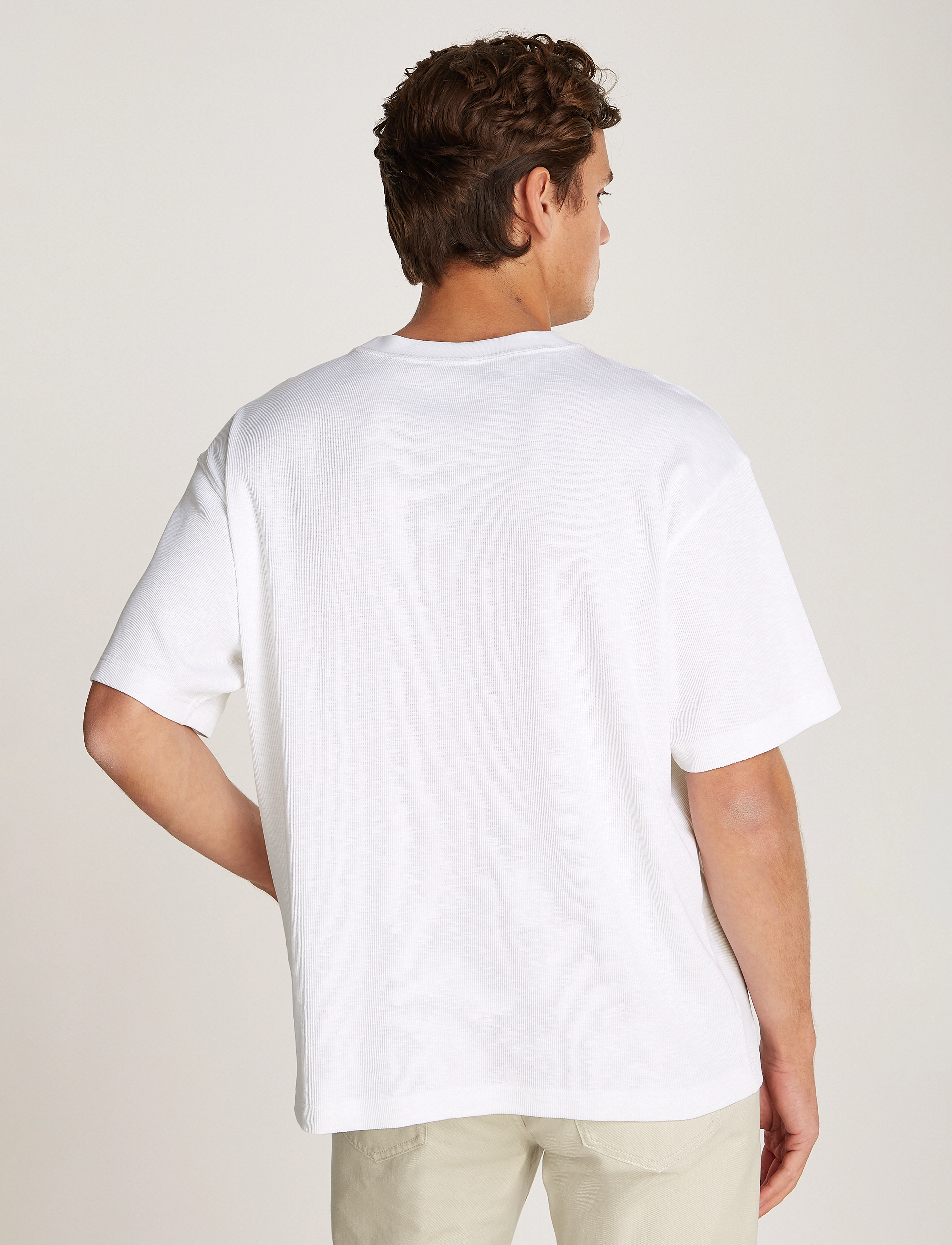 Calvin Klein Jeans - SLUB RIB TEE - bright white - 2