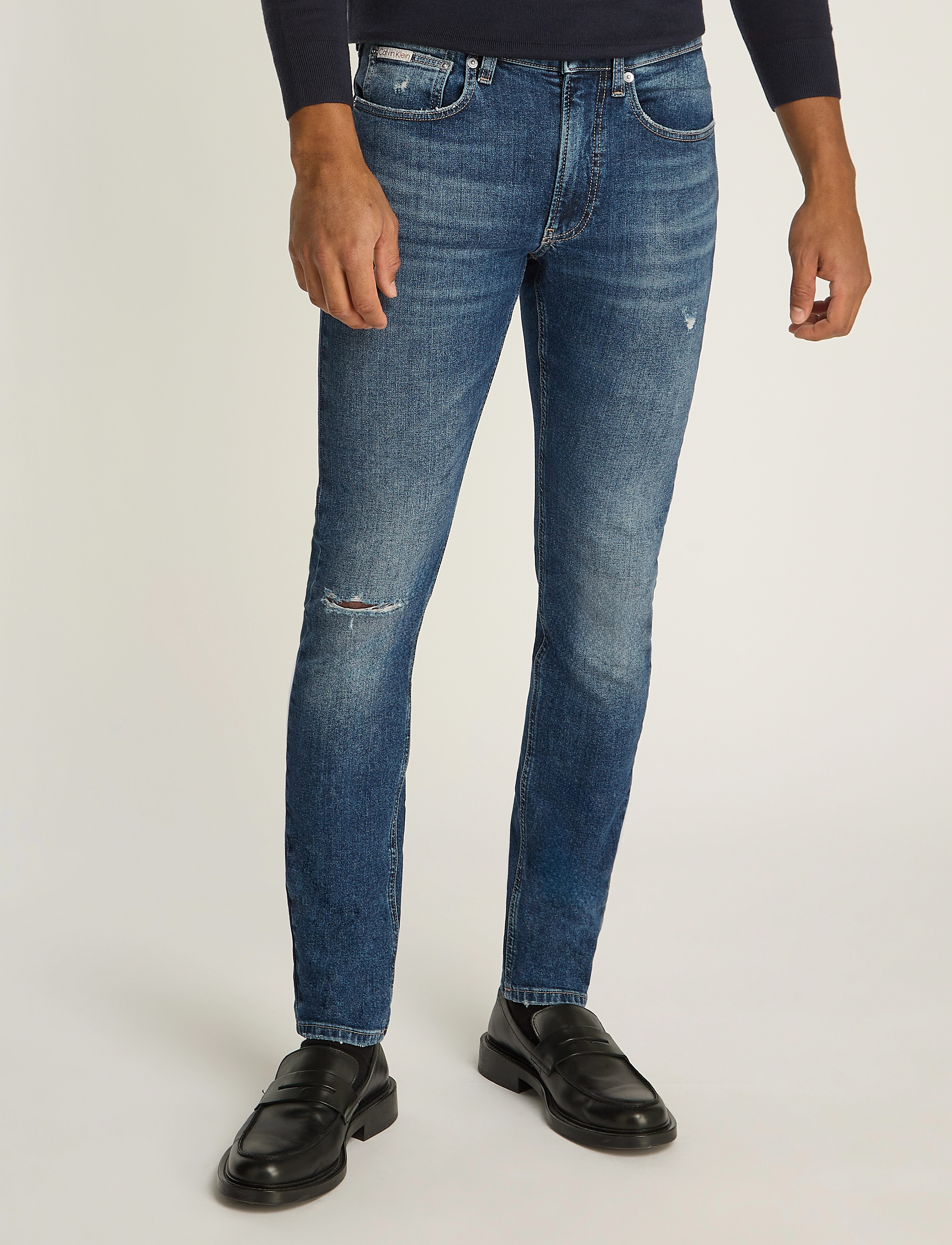 Calvin Klein Jeans - SLIM TAPER - denim dark - 0
