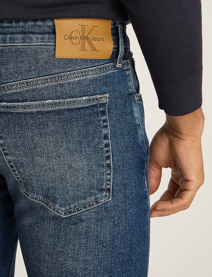 Calvin Klein Jeans - SLIM TAPER - slim-fit jeans - denim dark - 3