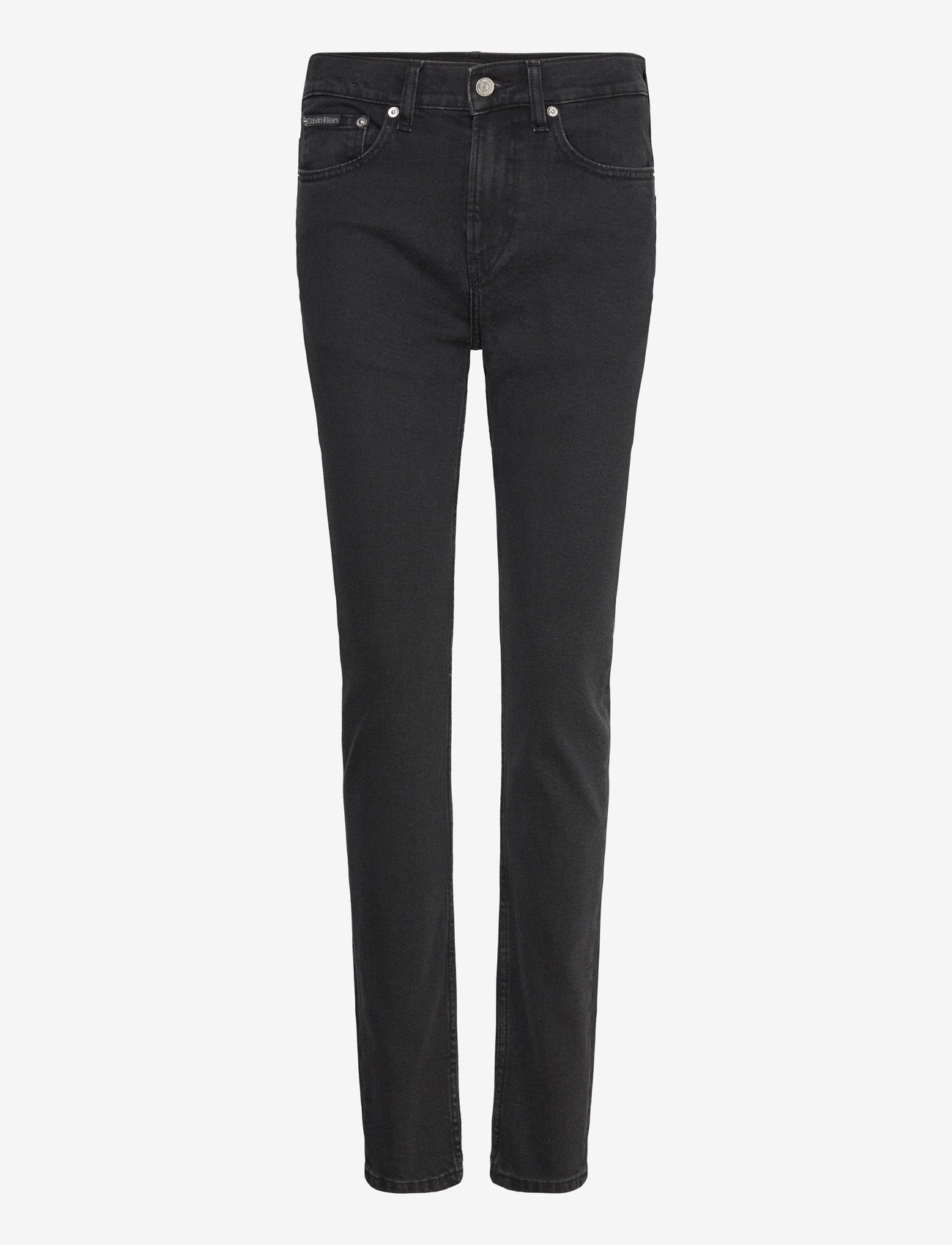 Calvin Klein Jeans - SLIM TAPER - püksid & teksad - denim black - 1