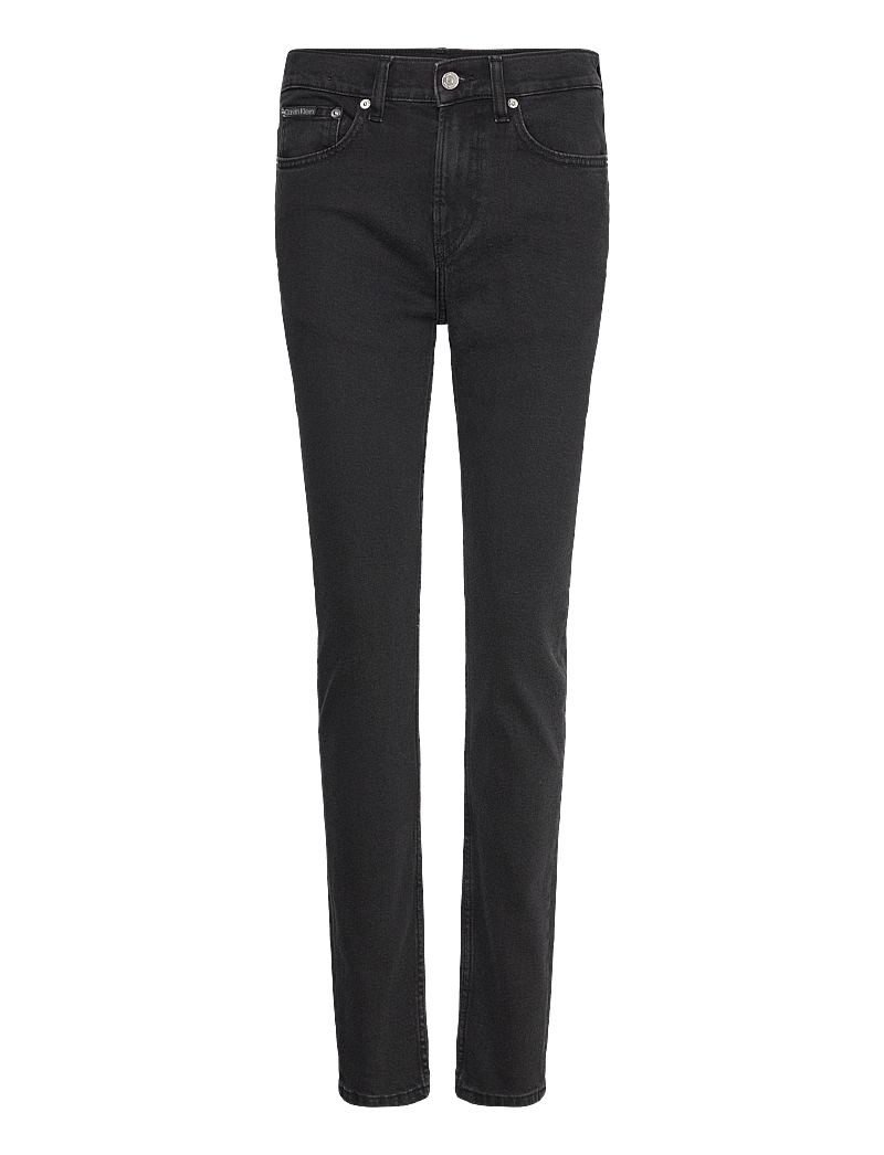 Calvin Klein Jeans - SLIM TAPER - slim jeans - denim black - 1