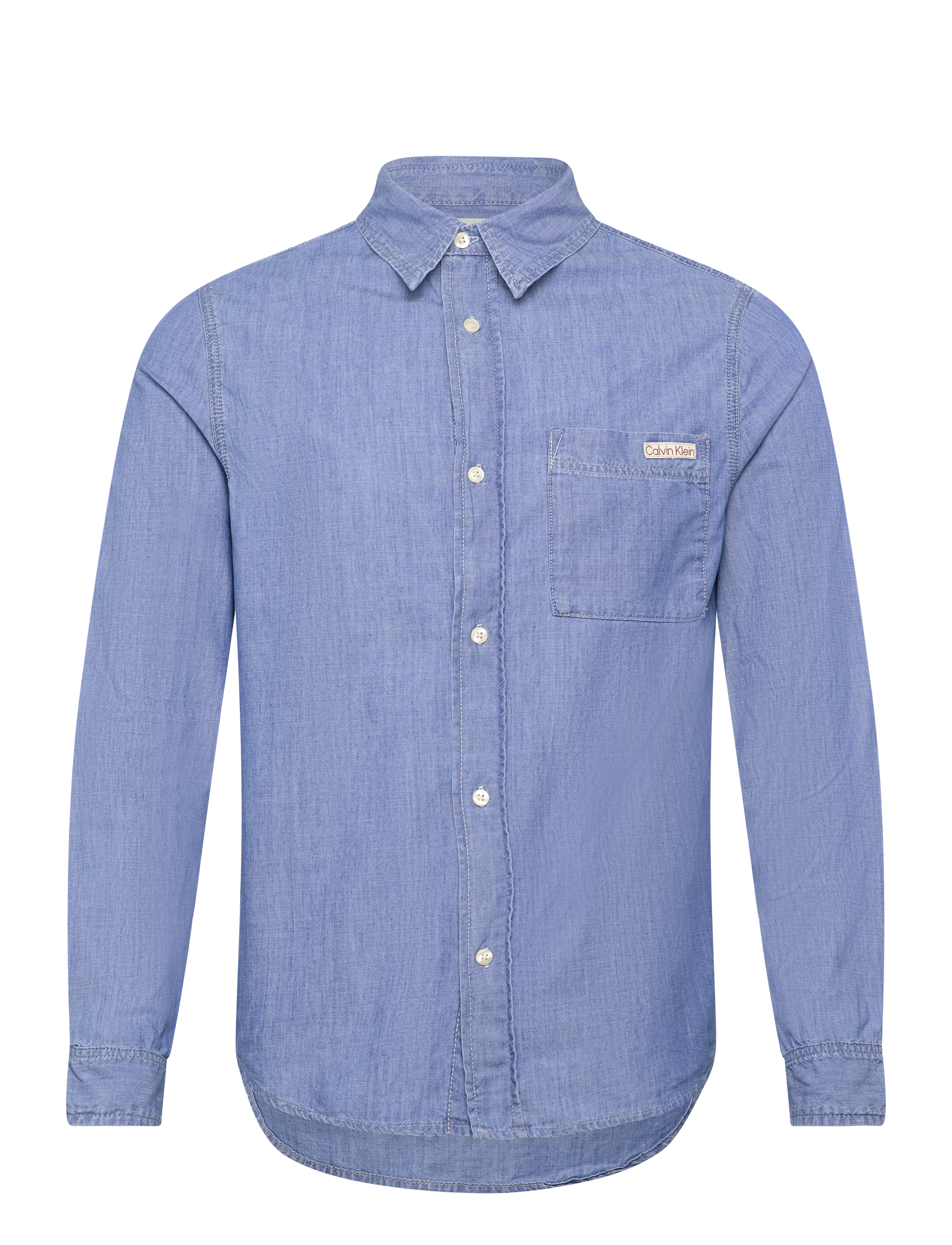 Calvin Klein Jeans - ONE POCKET CHAMBRAY SHIRT - denim light - 1