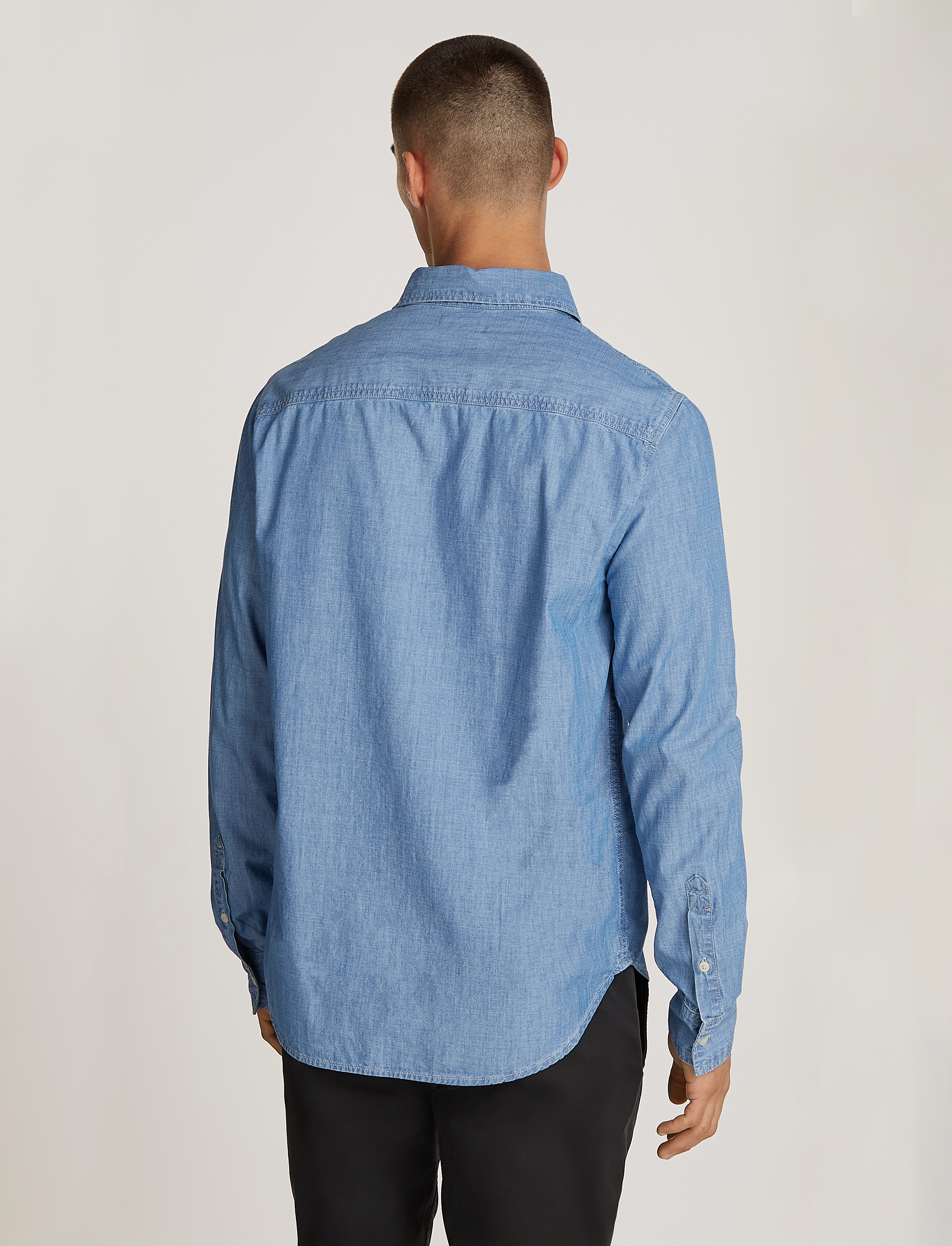 Calvin Klein Jeans - ONE POCKET CHAMBRAY SHIRT - denim light - 5