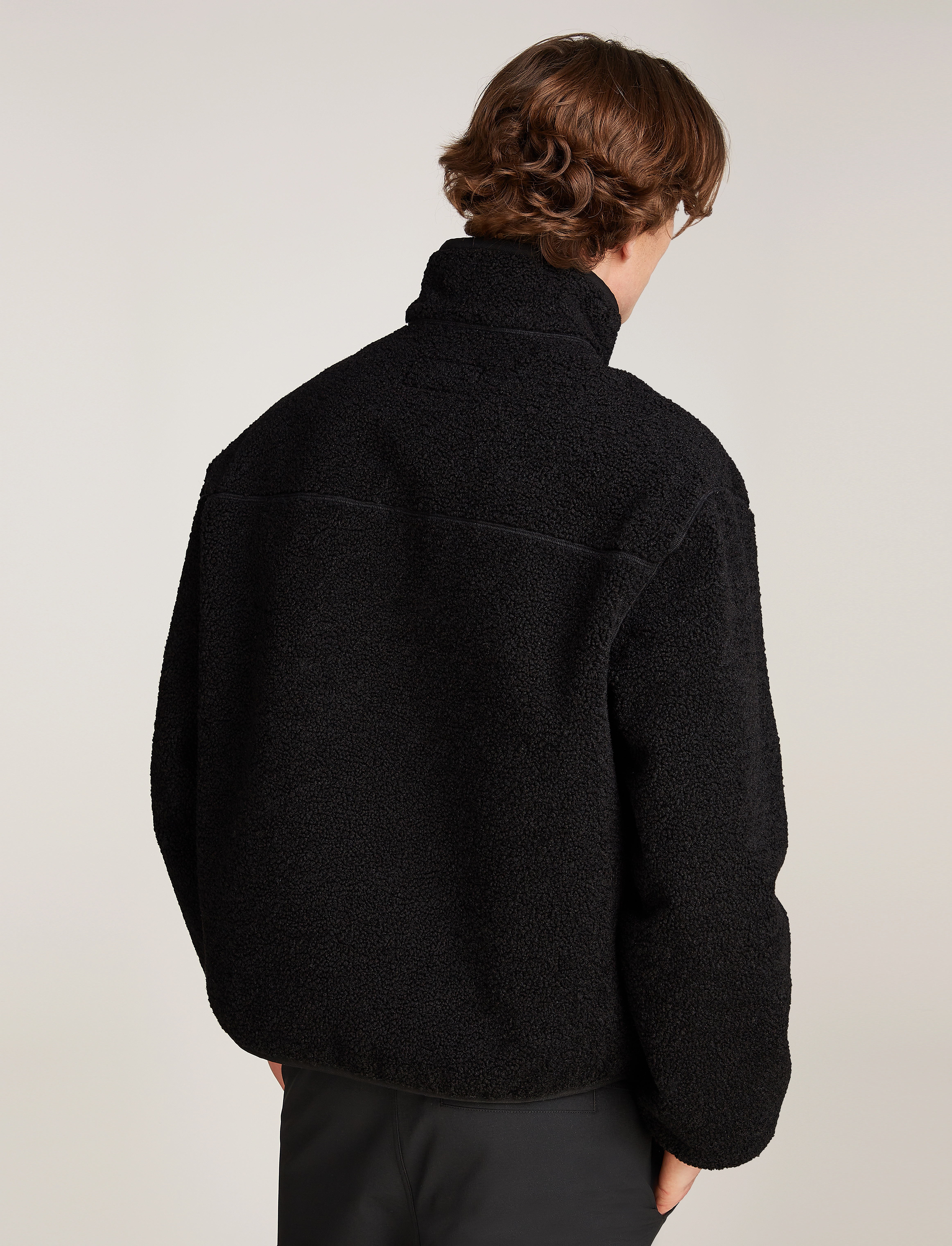 Calvin Klein Jeans - HALF ZIP SHERPA - teddy kampsunid - ck black - 2