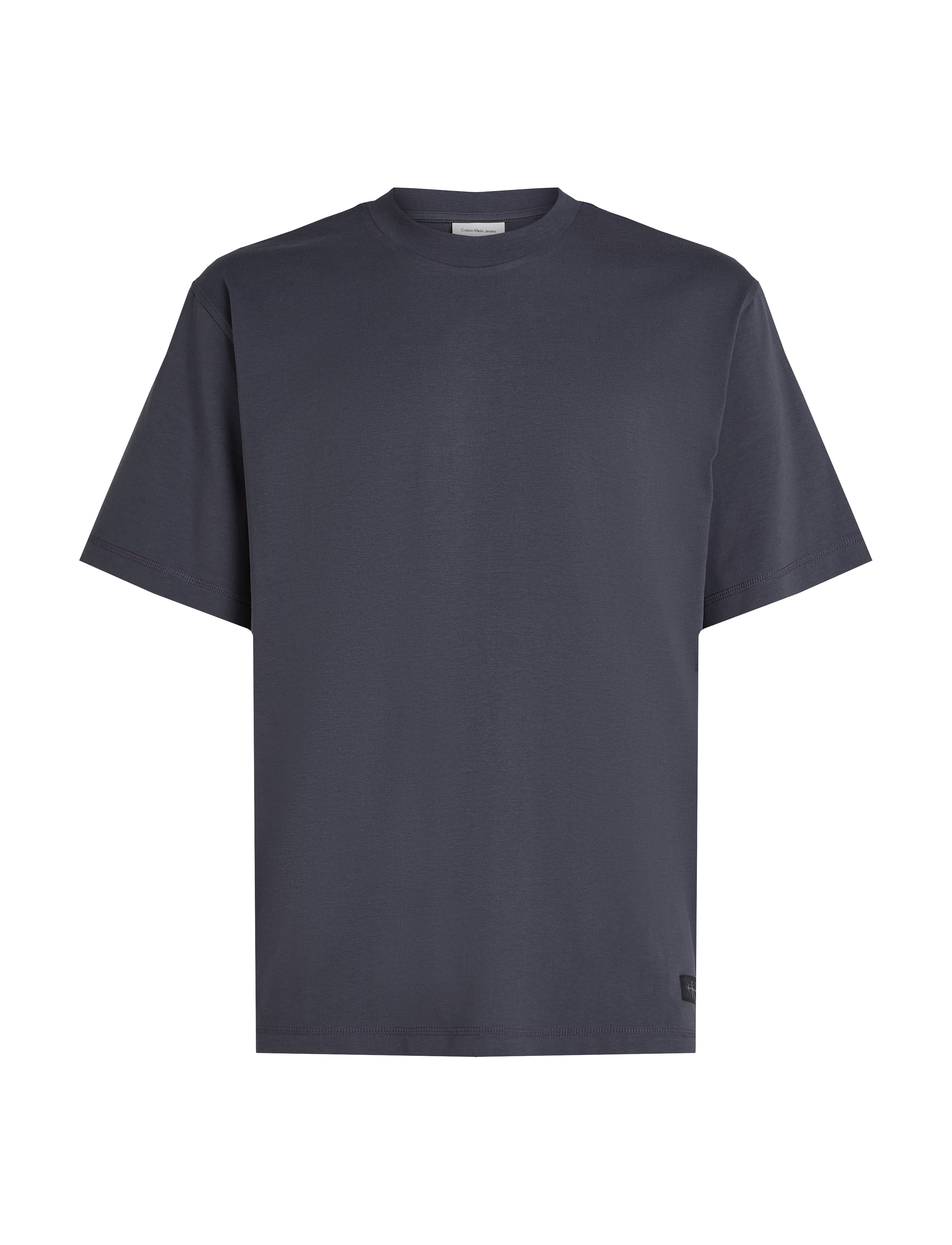 Calvin Klein Jeans - WOVEN LABEL RELAXED TEE - ebony - 1
