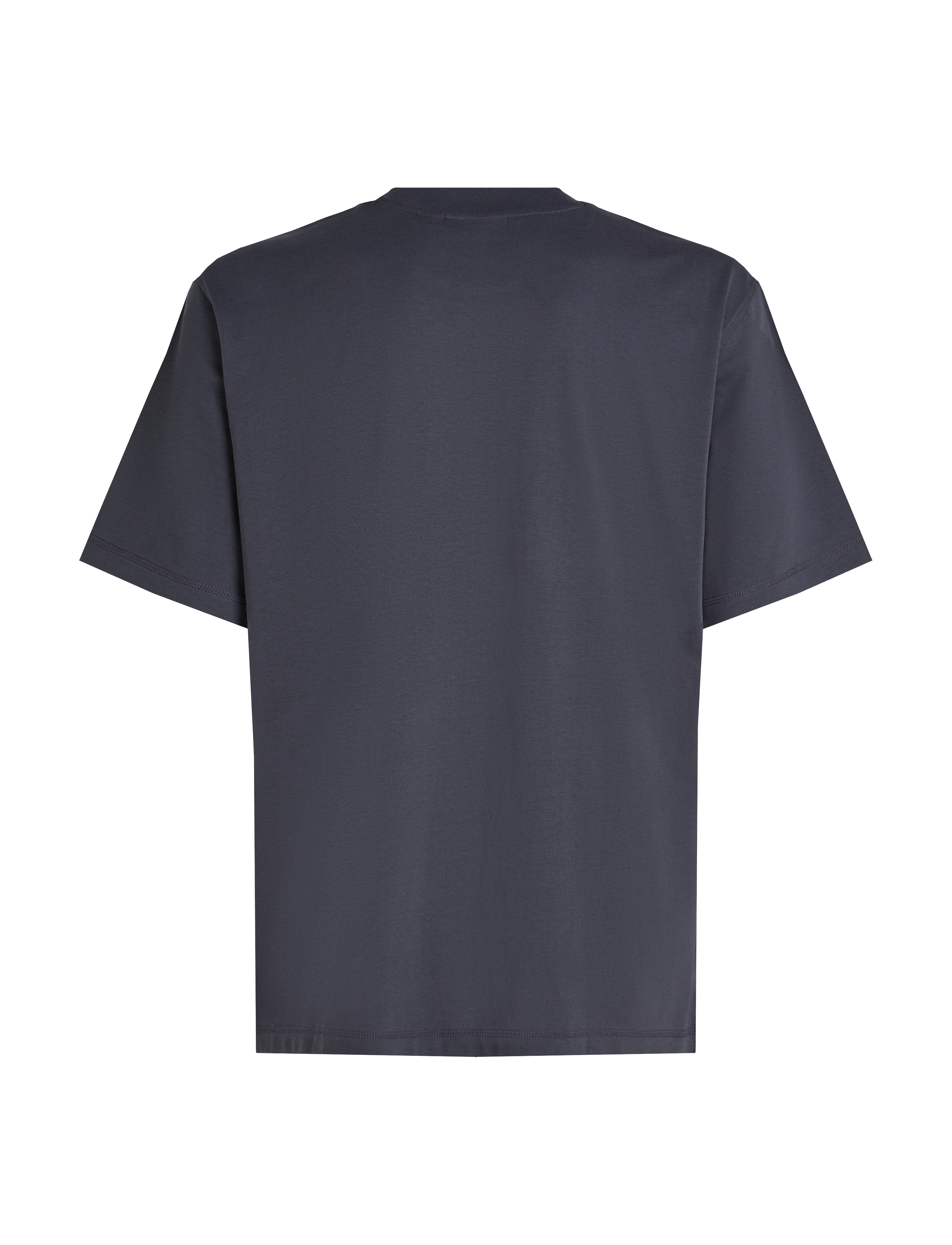 Calvin Klein Jeans - WOVEN LABEL RELAXED TEE - ebony - 4