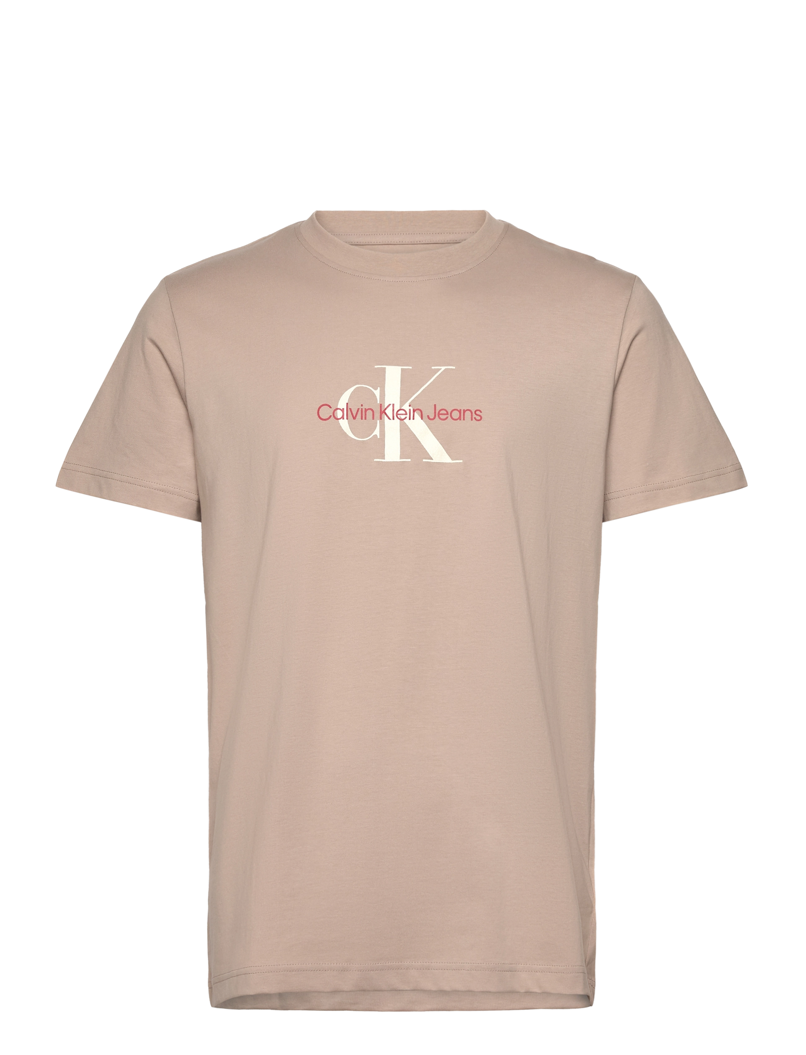 Calvin Klein Jeans - DISTRESSED MONOLOGO TEE - goat - 1