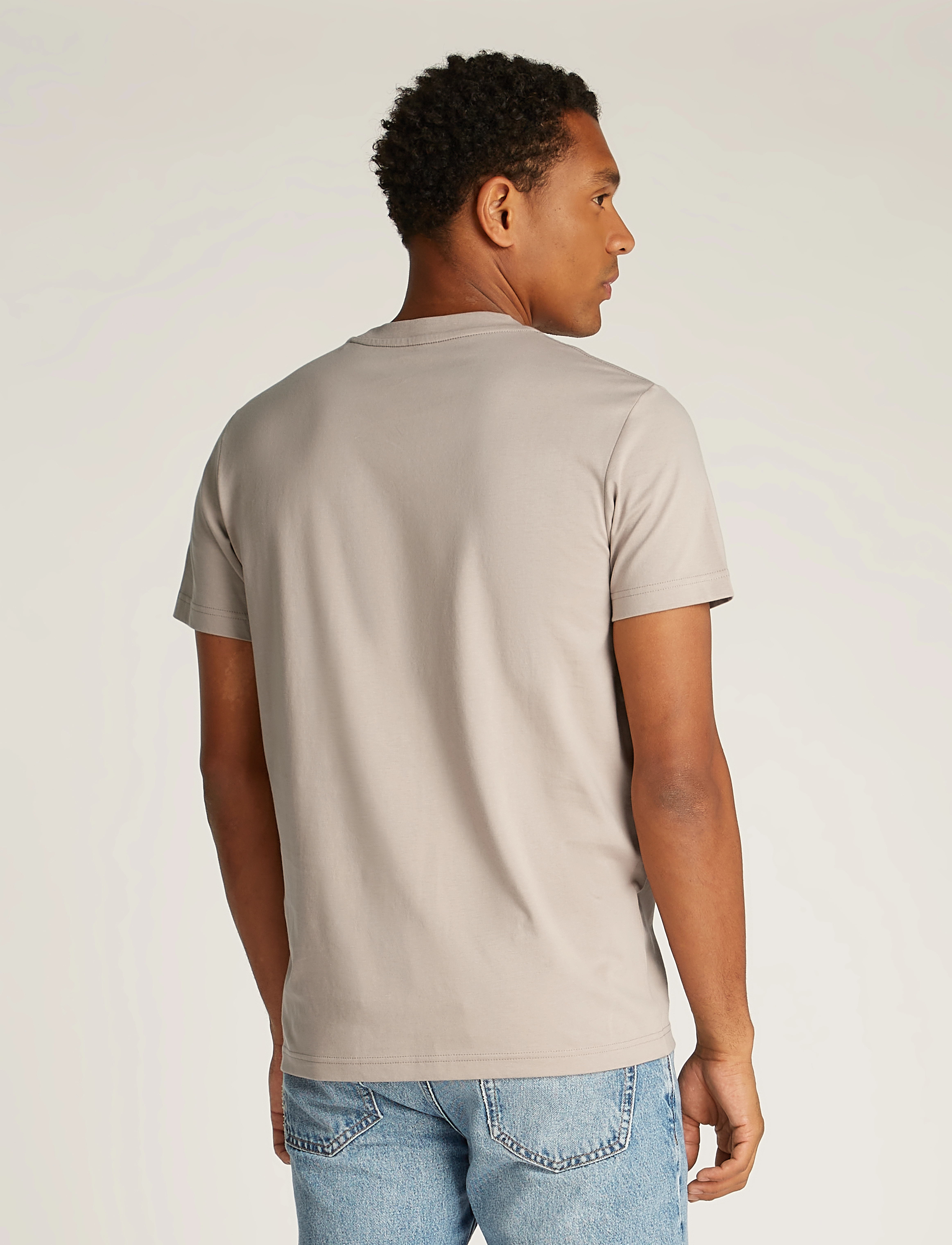 Calvin Klein Jeans - DISTRESSED MONOLOGO TEE - goat - 3