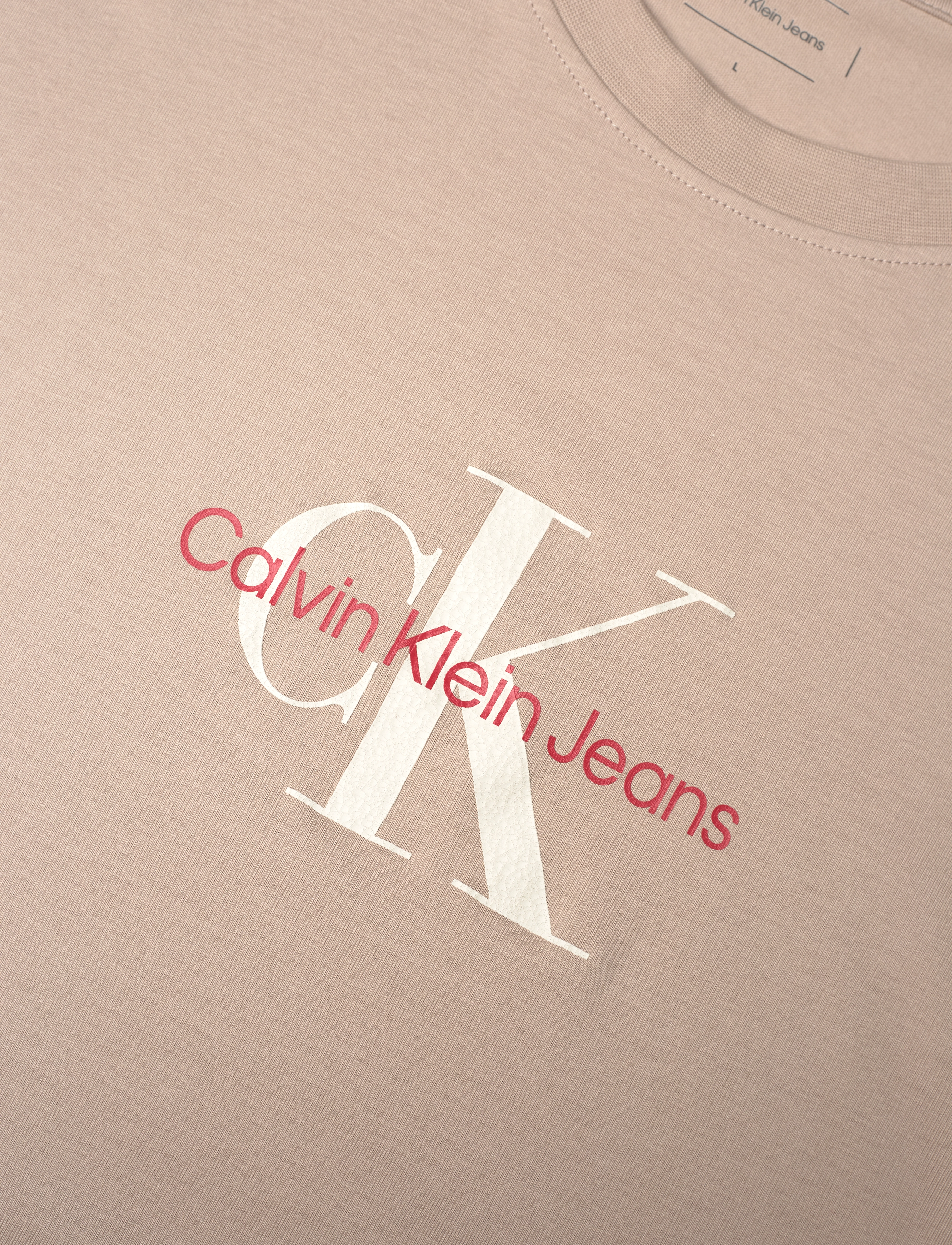 Calvin Klein Jeans - DISTRESSED MONOLOGO TEE - goat - 4