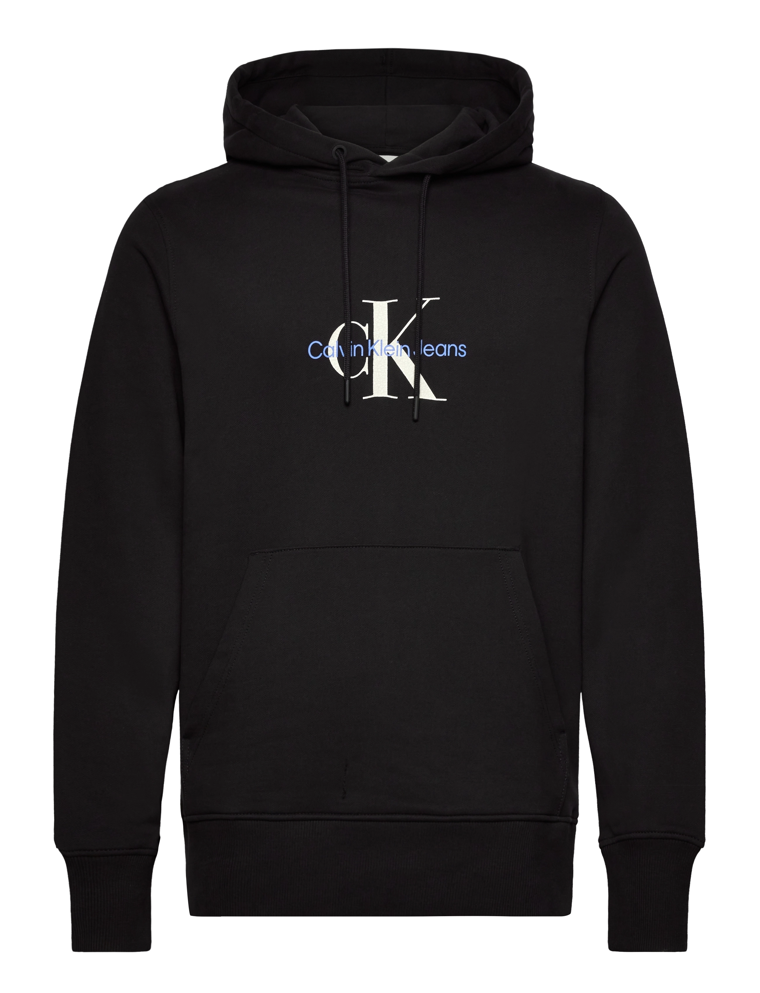 Calvin Klein Jeans - DISTRESSED MONOLOGO HOODIE - ck black - 1
