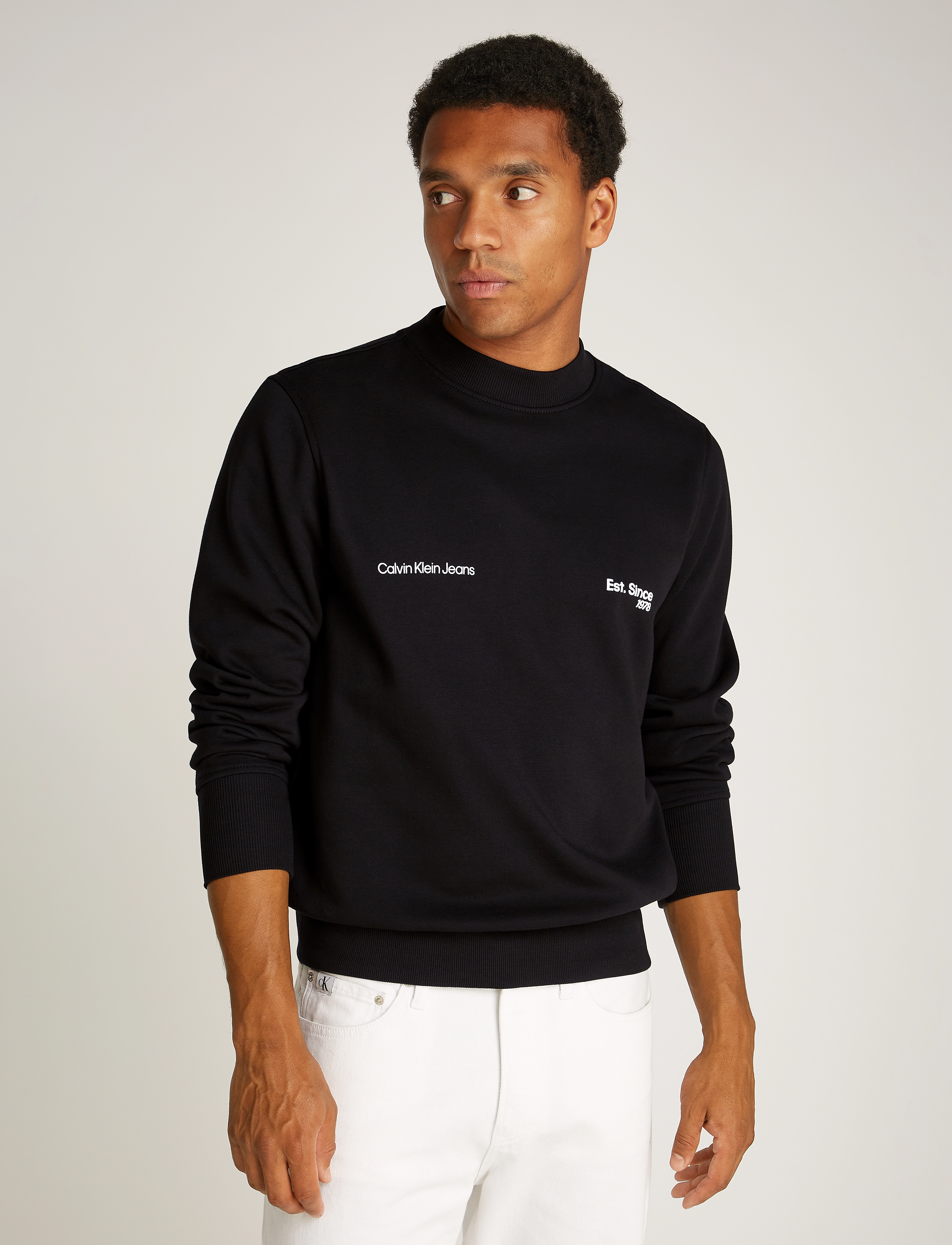 Calvin Klein Jeans - CALVIN KLEIN 1978 CREW NECK - ck black - 4