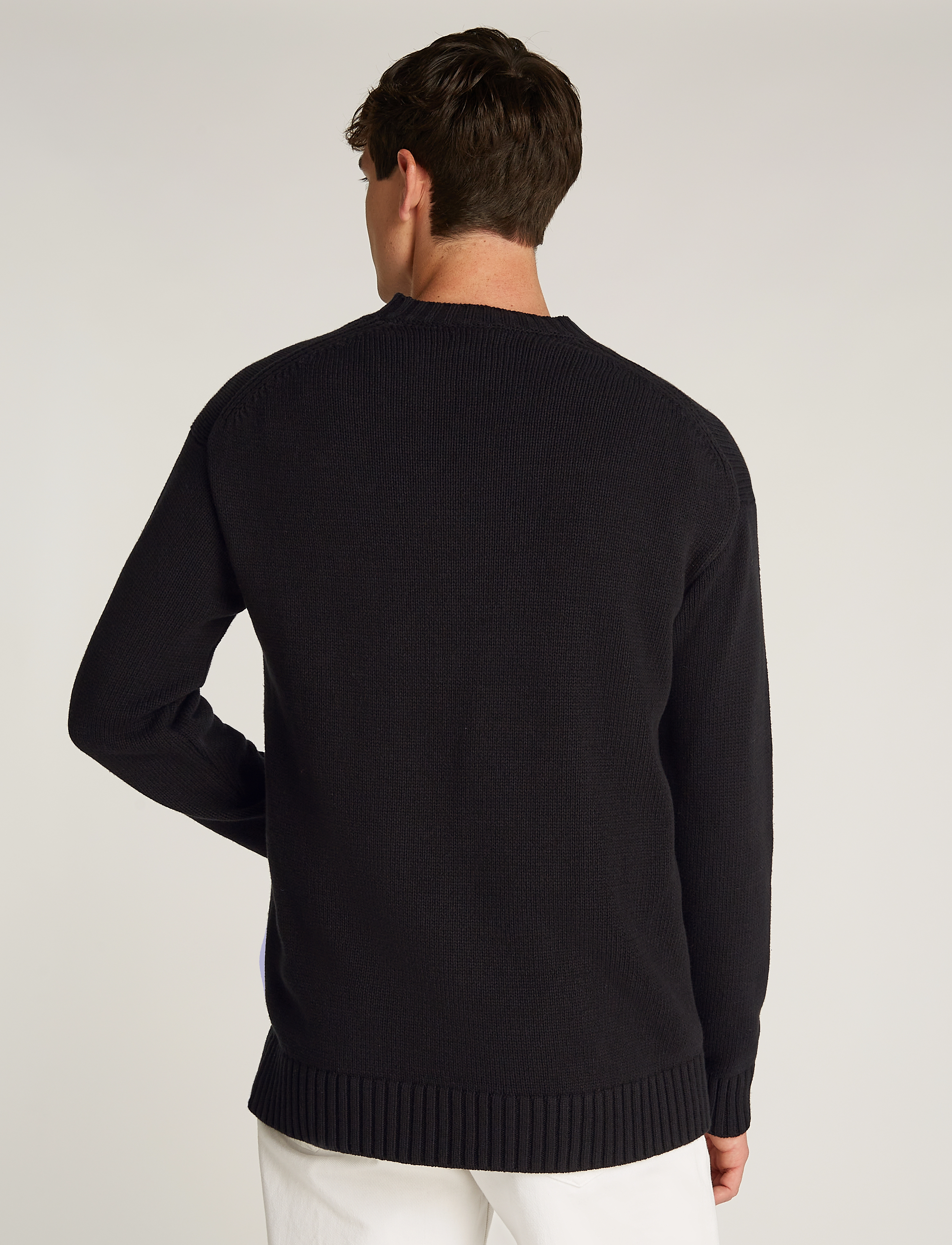 Calvin Klein Jeans - CHENILLE MONOLOGO SWEATER - ck black - 2
