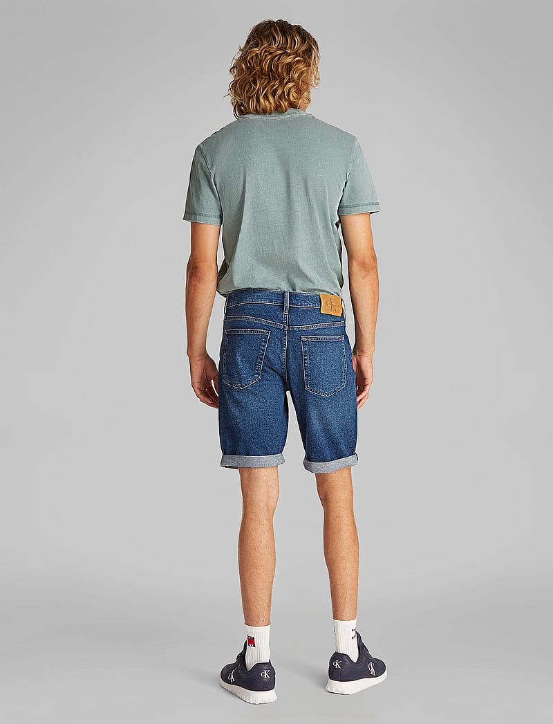Calvin Klein Jeans - SLIM SHORT - jorts - denim dark - 2