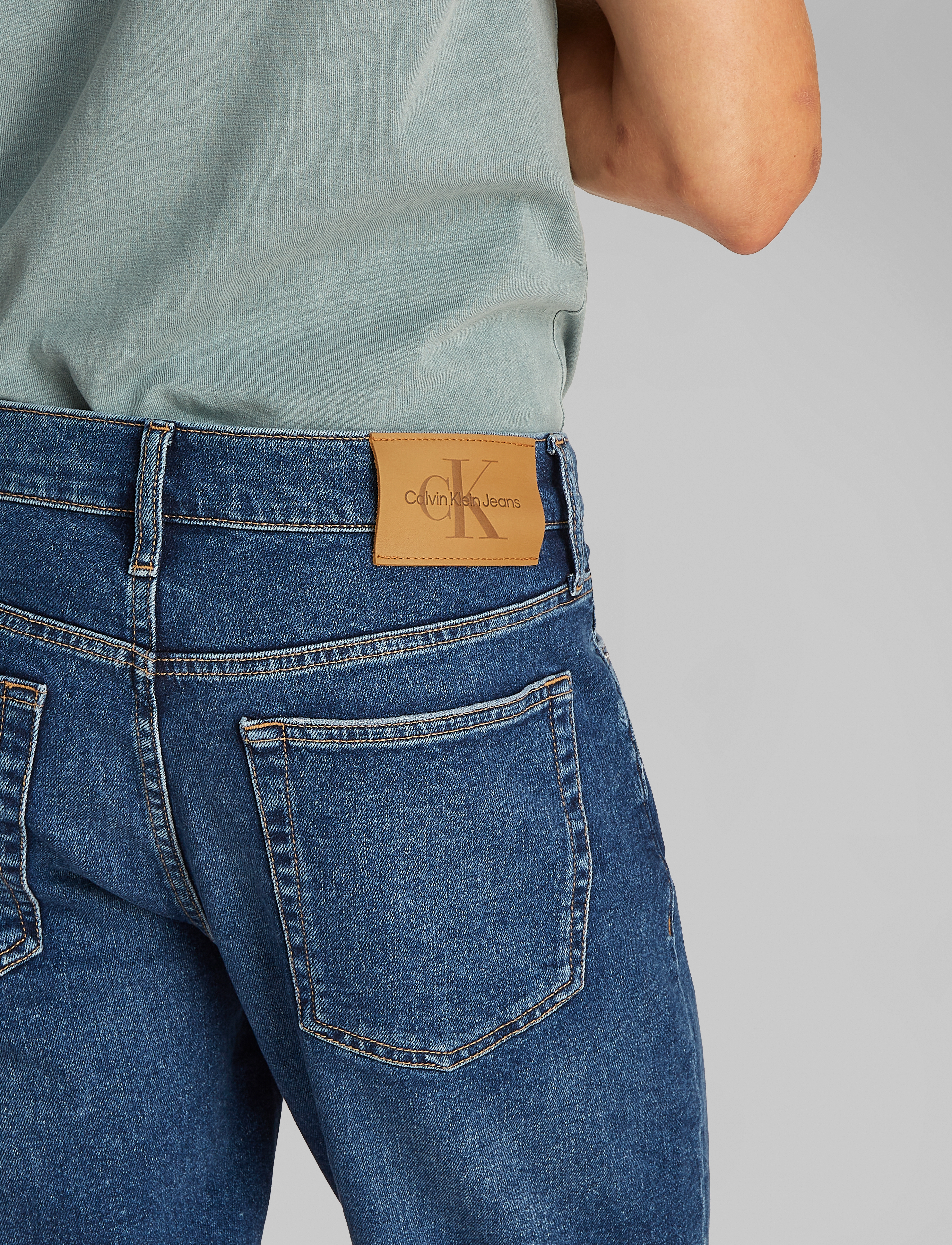 Calvin Klein Jeans - SLIM SHORT - herren - denim dark - 3