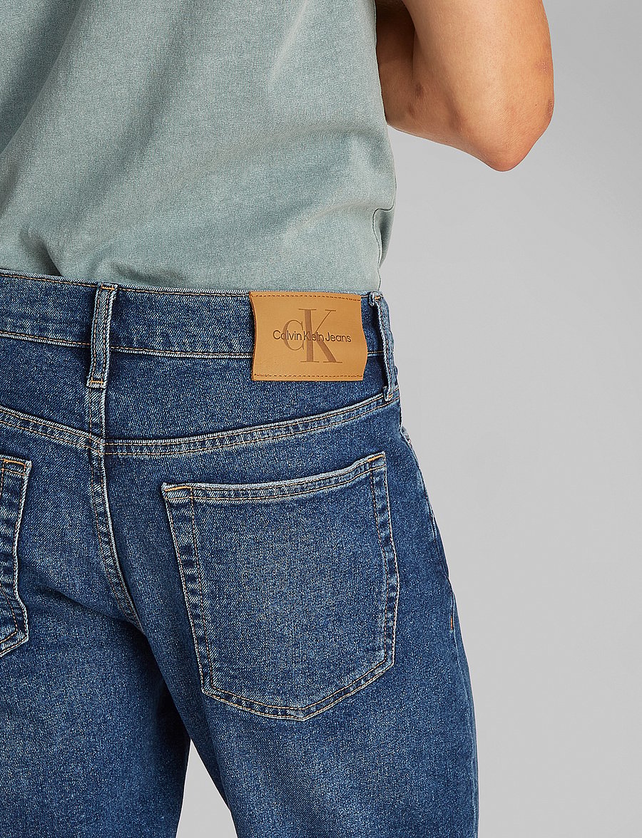 Calvin Klein Jeans - SLIM SHORT - jorts - denim dark - 3